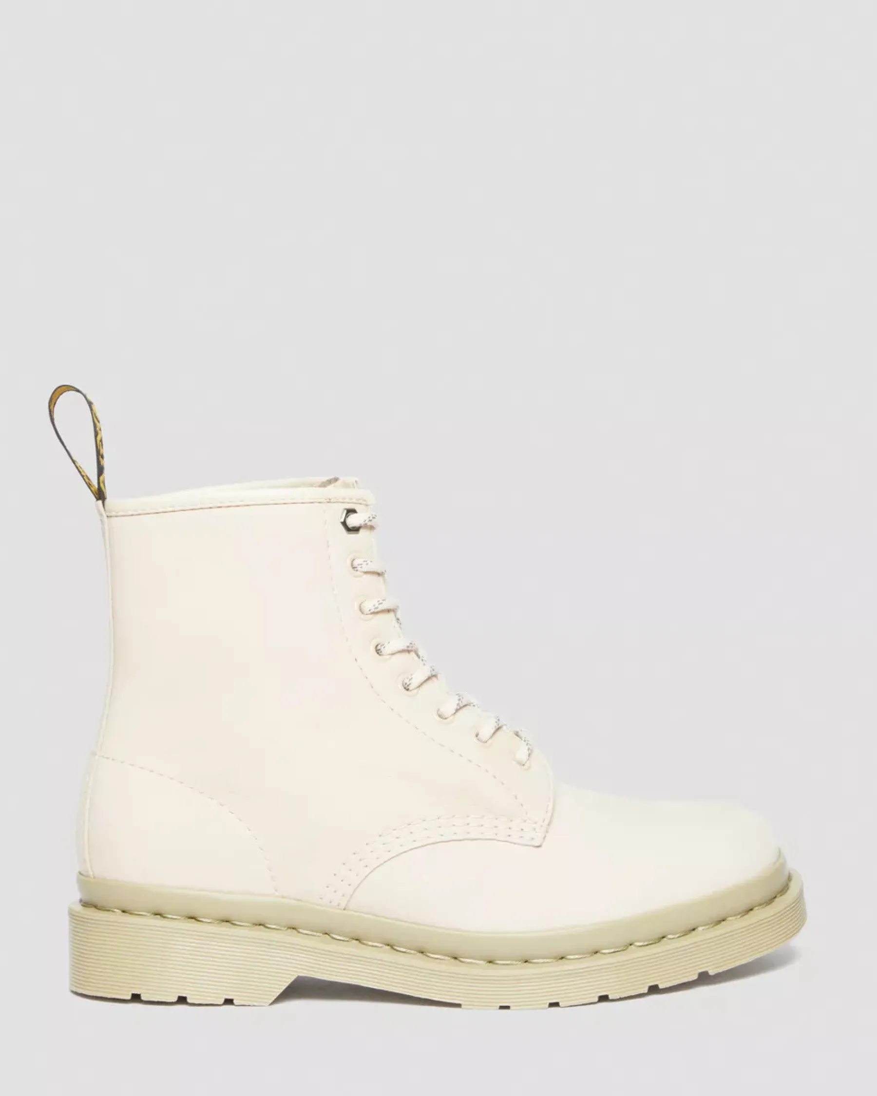 Sale|Originals>Dr. Martens 1460 Mono Milled Nubuck Leather Lace Up Boots Parchment Beige — Milled Nubuck Wp