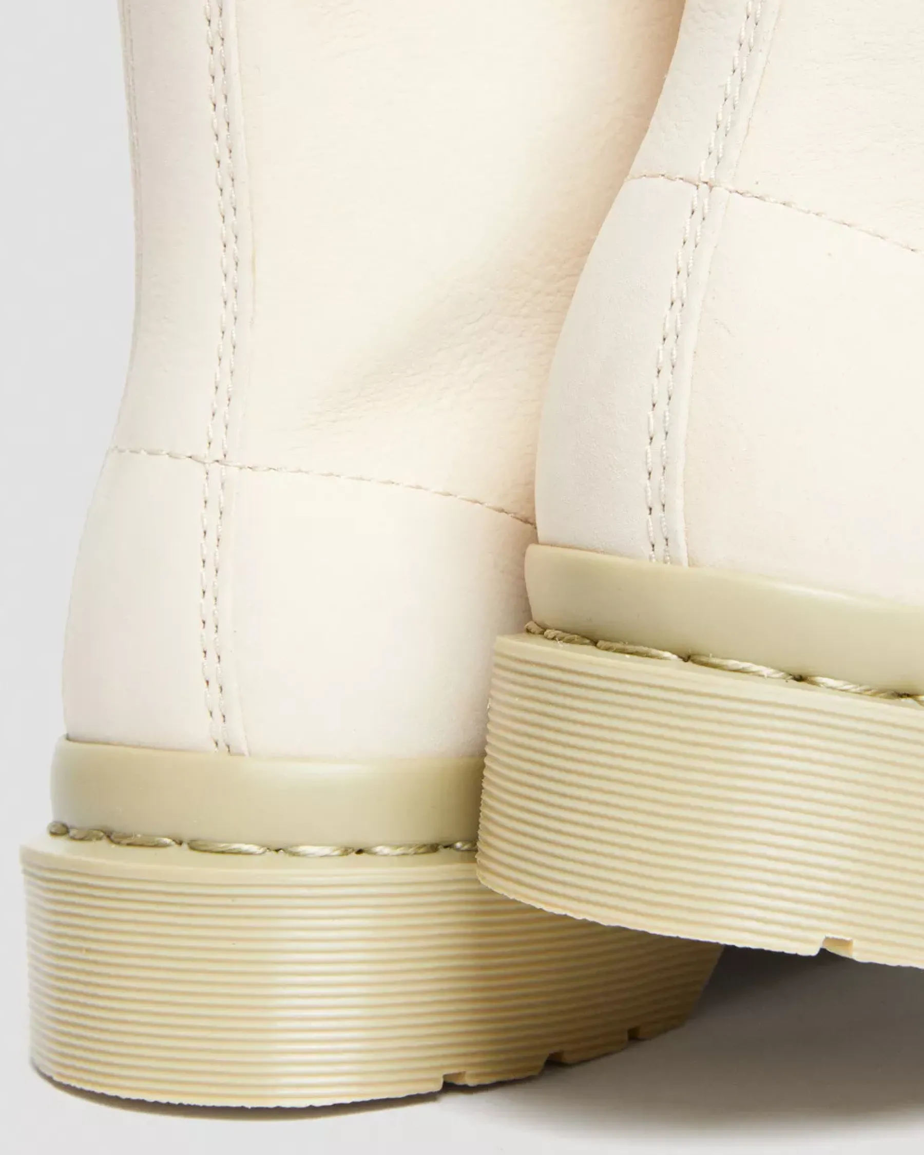 Sale|Originals>Dr. Martens 1460 Mono Milled Nubuck Leather Lace Up Boots Parchment Beige — Milled Nubuck Wp