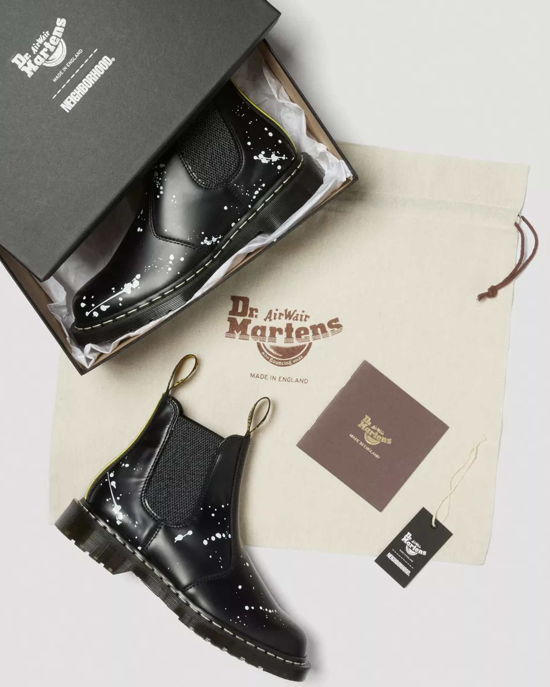 Sale|Originals>Dr. Martens 2976 Neighborhood Smooth Leather Chelsea Boots Black — Smooth Leather