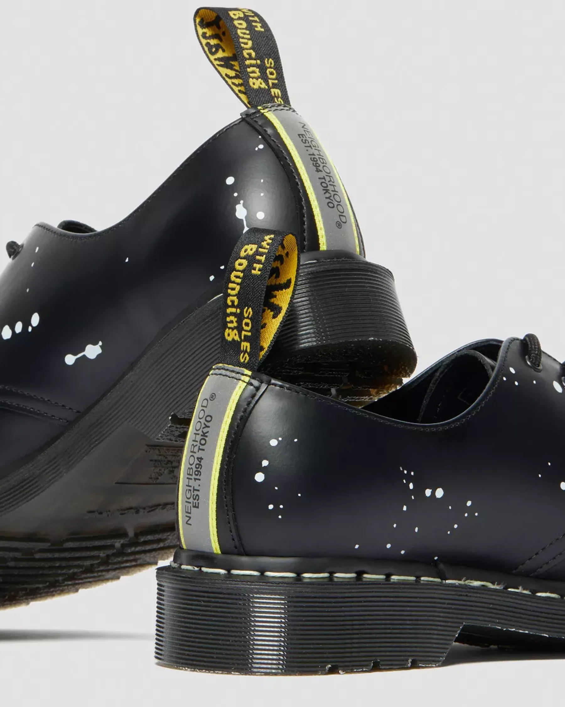 Sale|Originals>Dr. Martens 1461 Neighborhood Smooth Leather Oxford Shoes Black — Smooth Leather