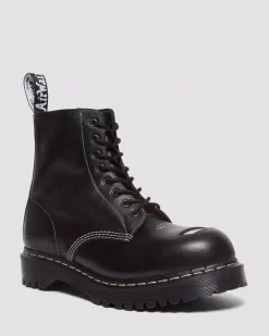 Originals|Ankle Boots>Dr. Martens 1460 Pascal Bex Exposed Steel Toe Lace Up Boots Black — Overdrive
