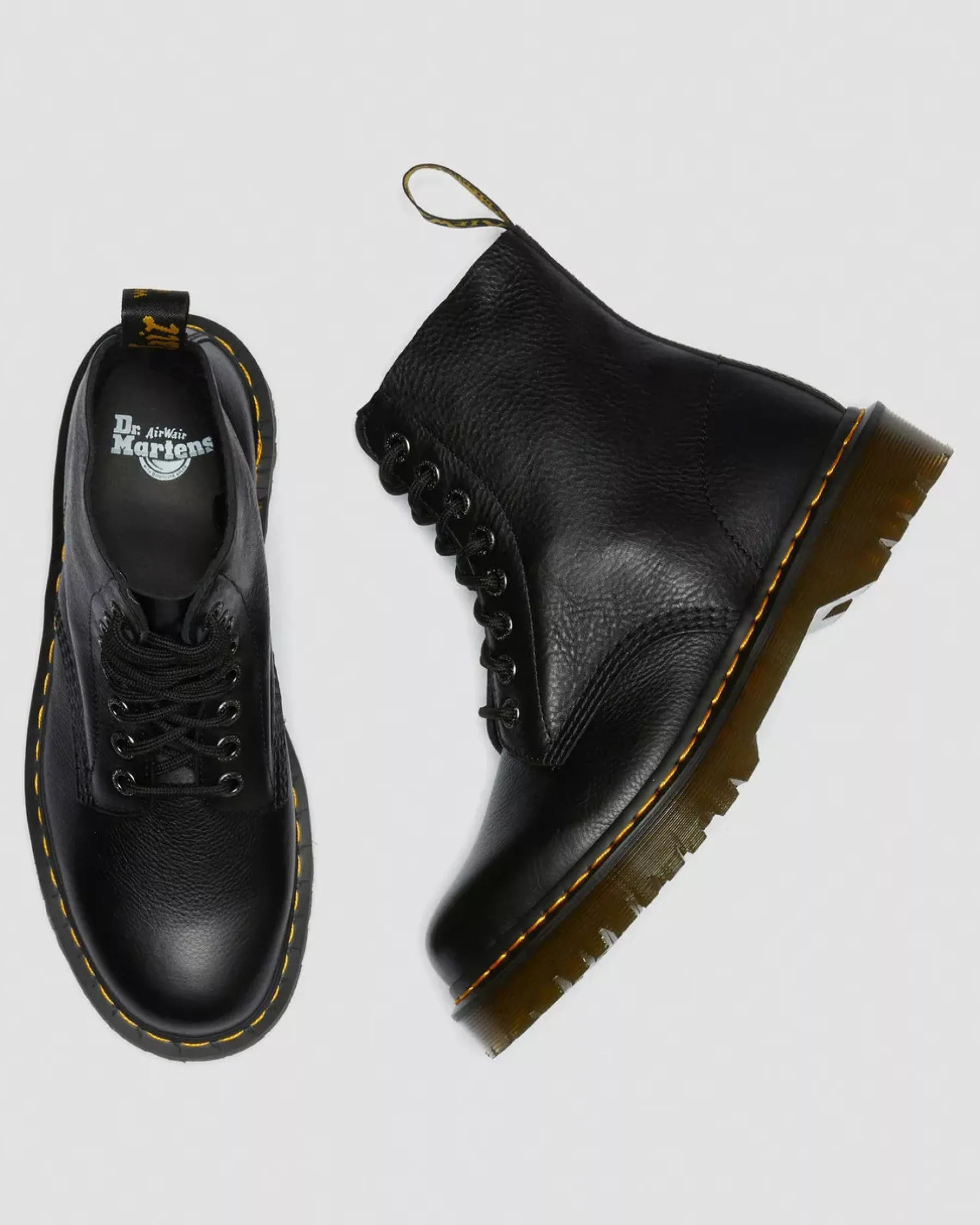 Originals|Platform Boots>Dr. Martens 1460 Pascal Bex Pisa Leather Lace Up Boots Black — Pisa
