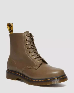 Sale|Originals>Dr. Martens 1460 Pascal Carrara Leather Lace Up Boots Olive — Carrara