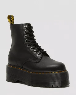 Bestsellers|Originals>Dr. Martens 1460 Pascal Max Leather Platform Boots Black — Pisa