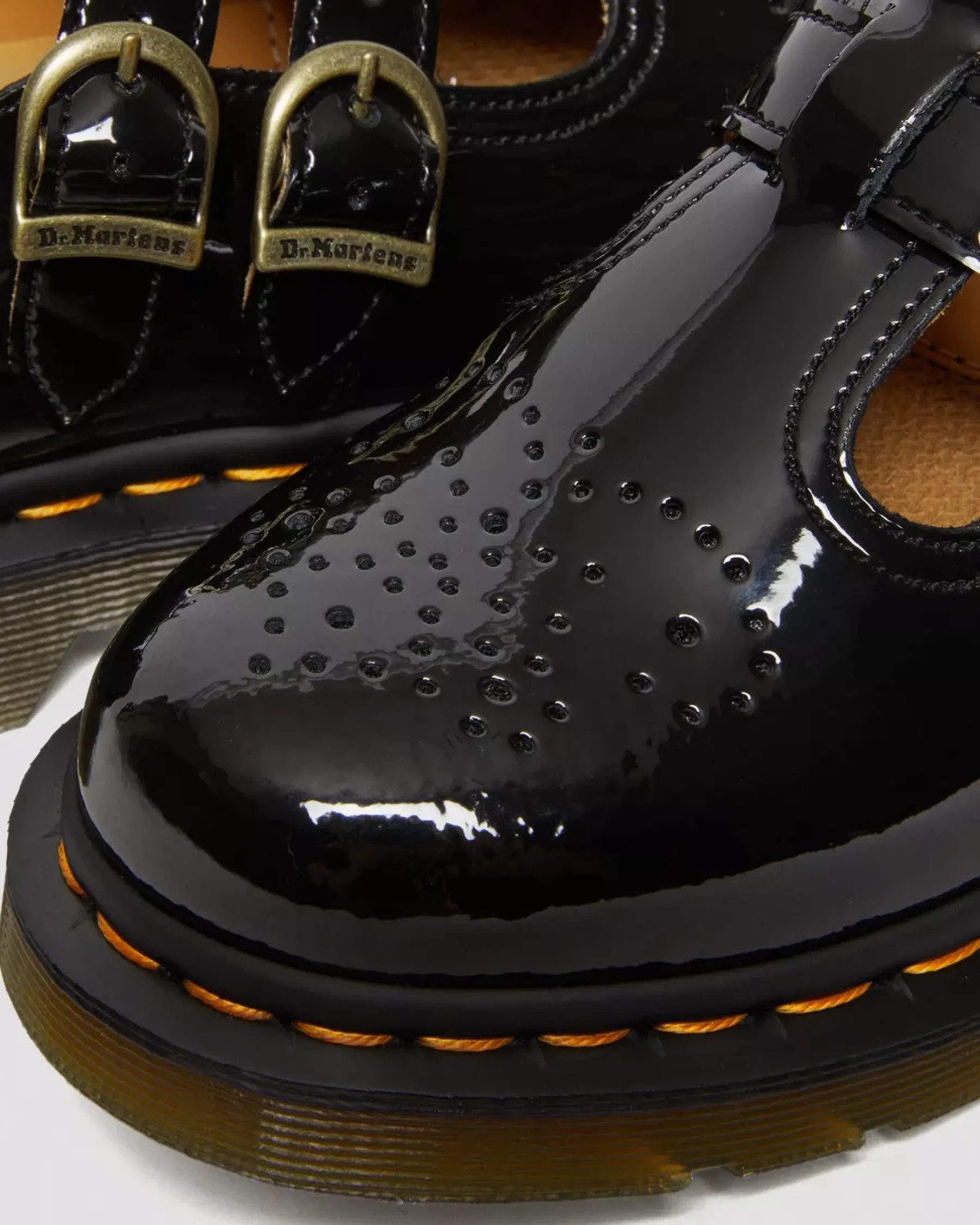 Sale|Originals>Dr. Martens 8065 Patent Leather Mary Jane Shoes Black — Patent Leather