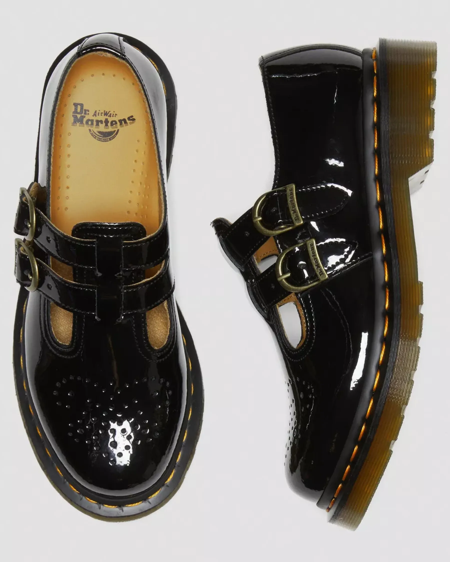 Sale|Originals>Dr. Martens 8065 Patent Leather Mary Jane Shoes Black — Patent Leather