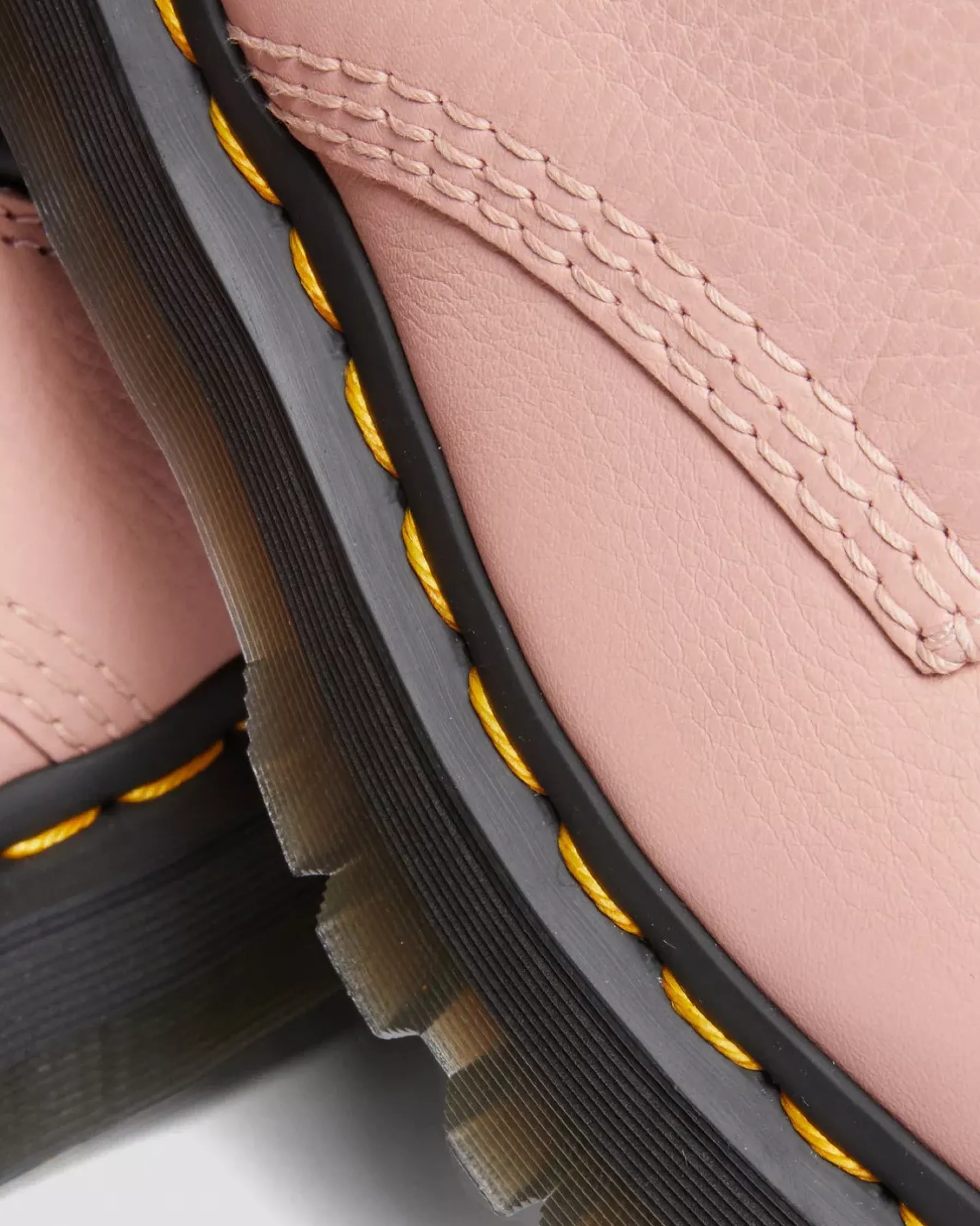 Sale|Platform Shoes>Dr. Martens 8053 Pisa Leather Platform Casual Shoes Peach Beige — Pisa