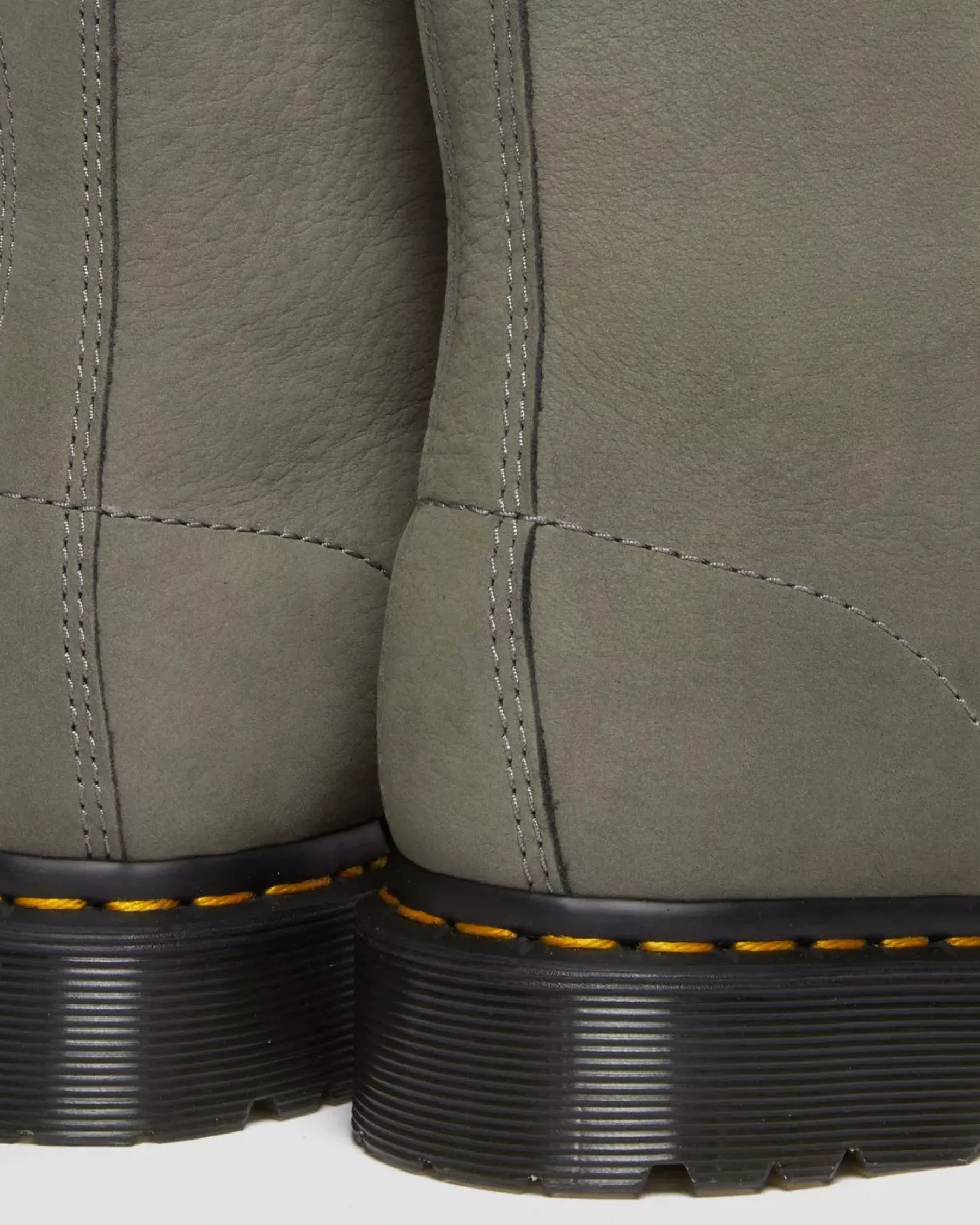 Sale|Winter Boots>Dr. Martens 1460 Serena Faux Fur Lined Nubuck Lace Up Boots NICKEL GREY — Milled Nubuck Wp