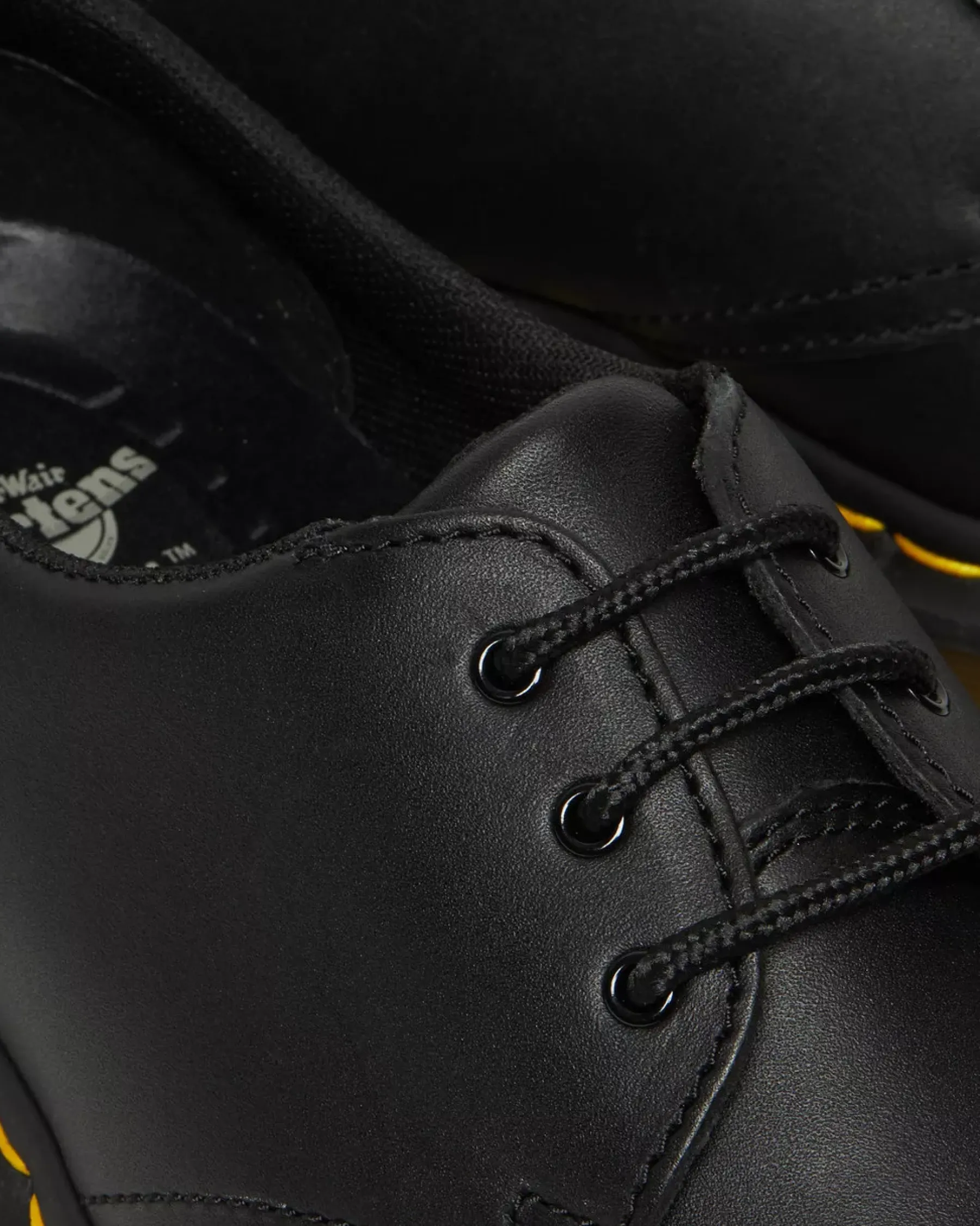 Shoes|Slip Resistant>Dr. Martens 1461 Slip Resistant Leather Oxford Shoes Black — Industrial Full Grain