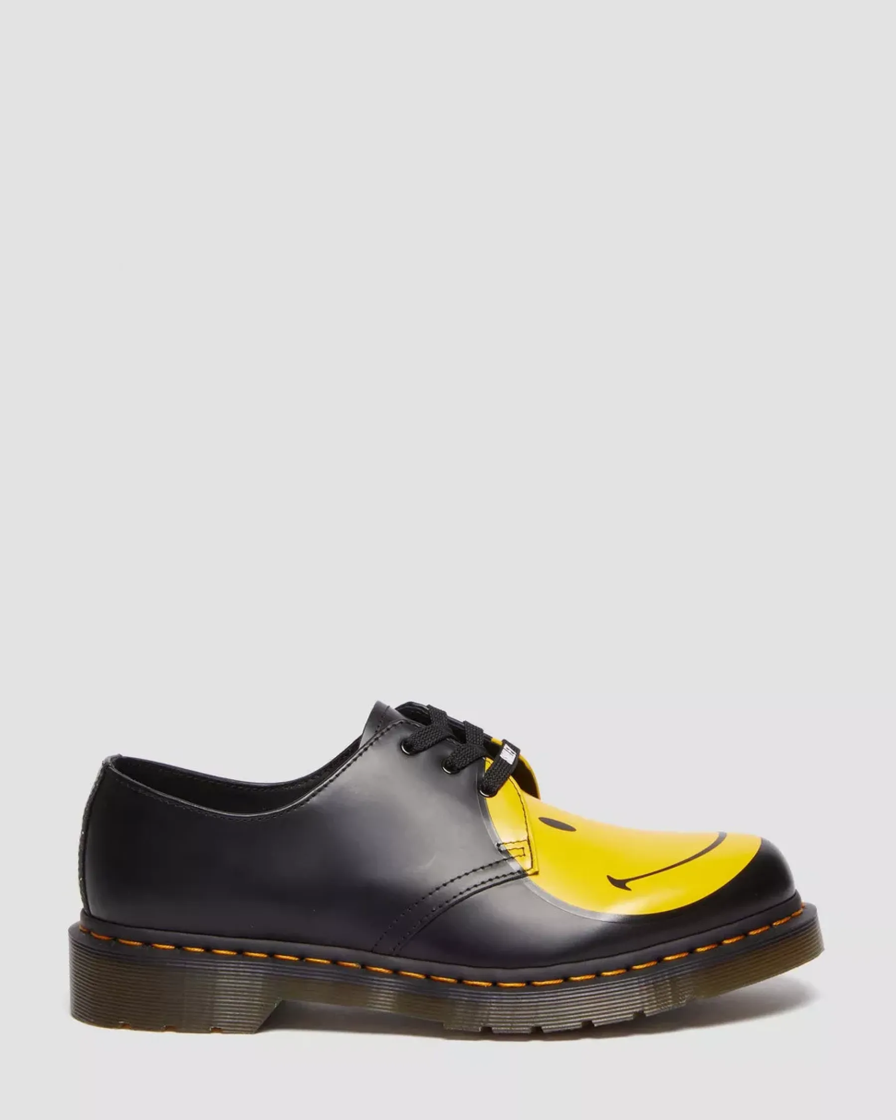 Originals|Oxfords>Dr. Martens 1461 Smiley® Smooth Leather Oxford Shoes Black — Smooth Leather