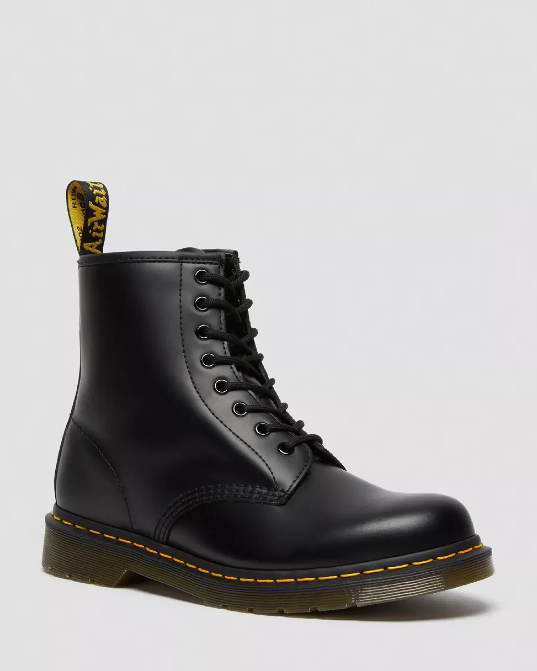 Bestsellers|Originals>Dr. Martens 1460 Smooth Leather Lace Up Boots Black — Smooth Leather