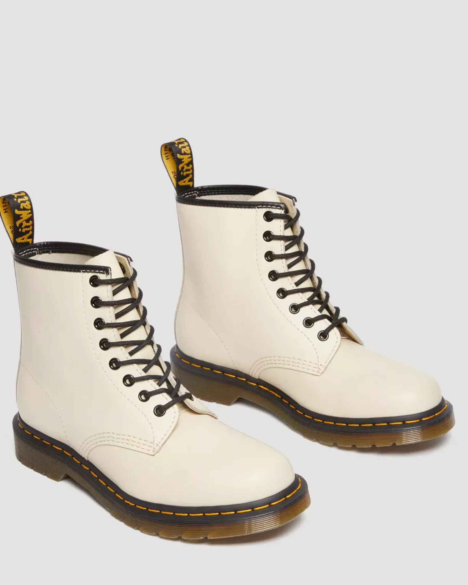 Sale|Originals>Dr. Martens 1460 Smooth Leather Lace Up Boots Parchment Beige — Smooth Leather