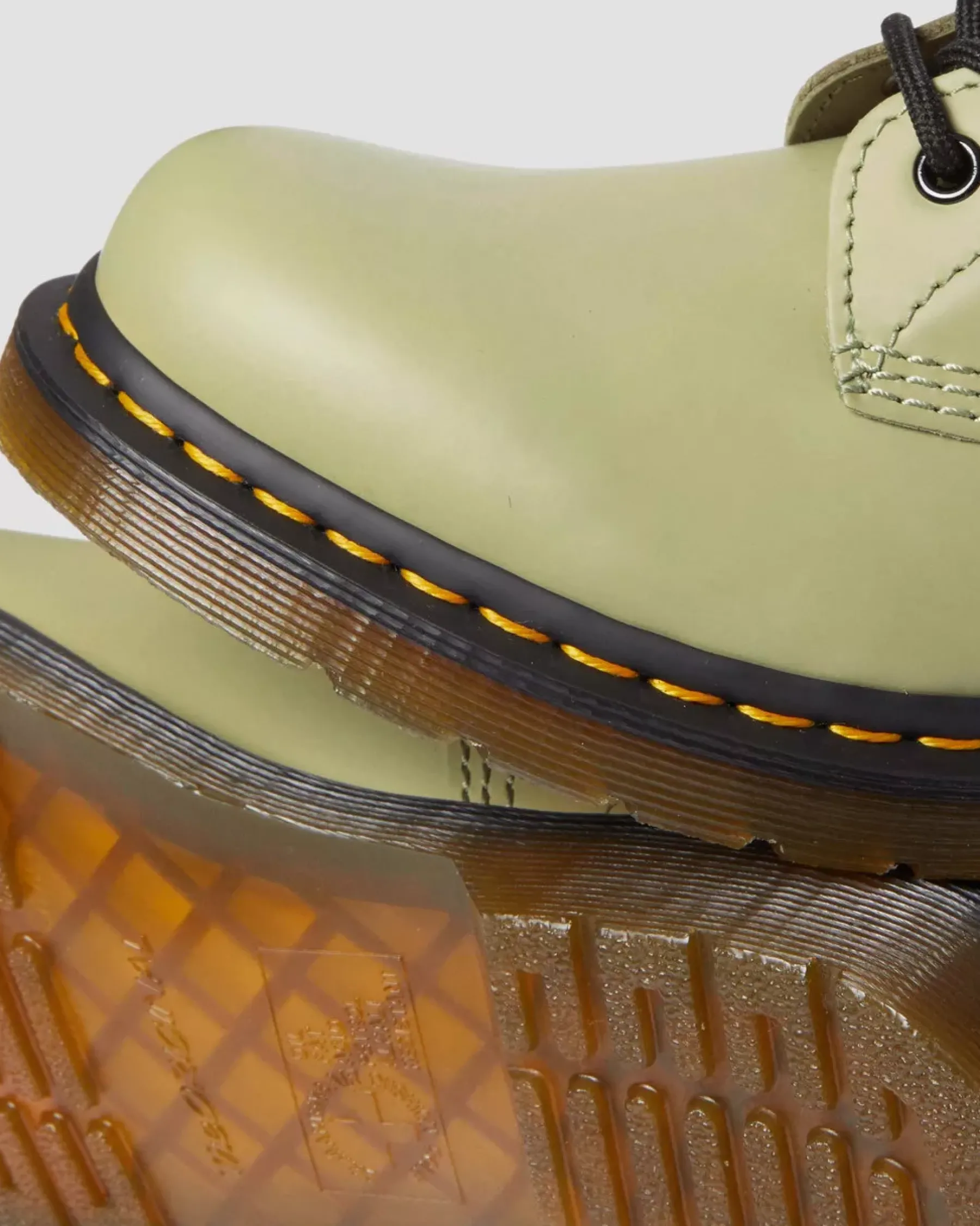 Sale|Originals>Dr. Martens 1460 Smooth Leather Lace Up Boots Pale Olive — Smooth Leather