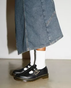 Originals|Bestsellers>Dr. Martens 8065 Smooth Leather Mary Jane Shoes Black — Smooth Leather