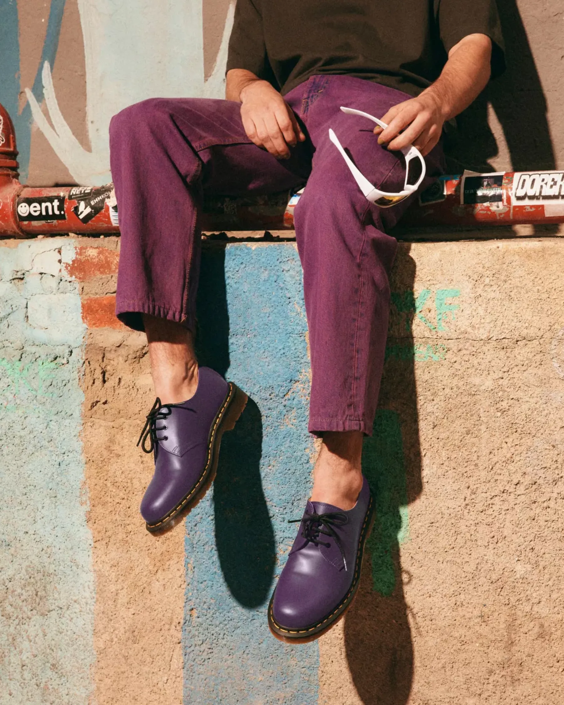 Sale|Originals>Dr. Martens 1461 Smooth Leather Oxford Shoes RICH PURPLE — Smooth Leather