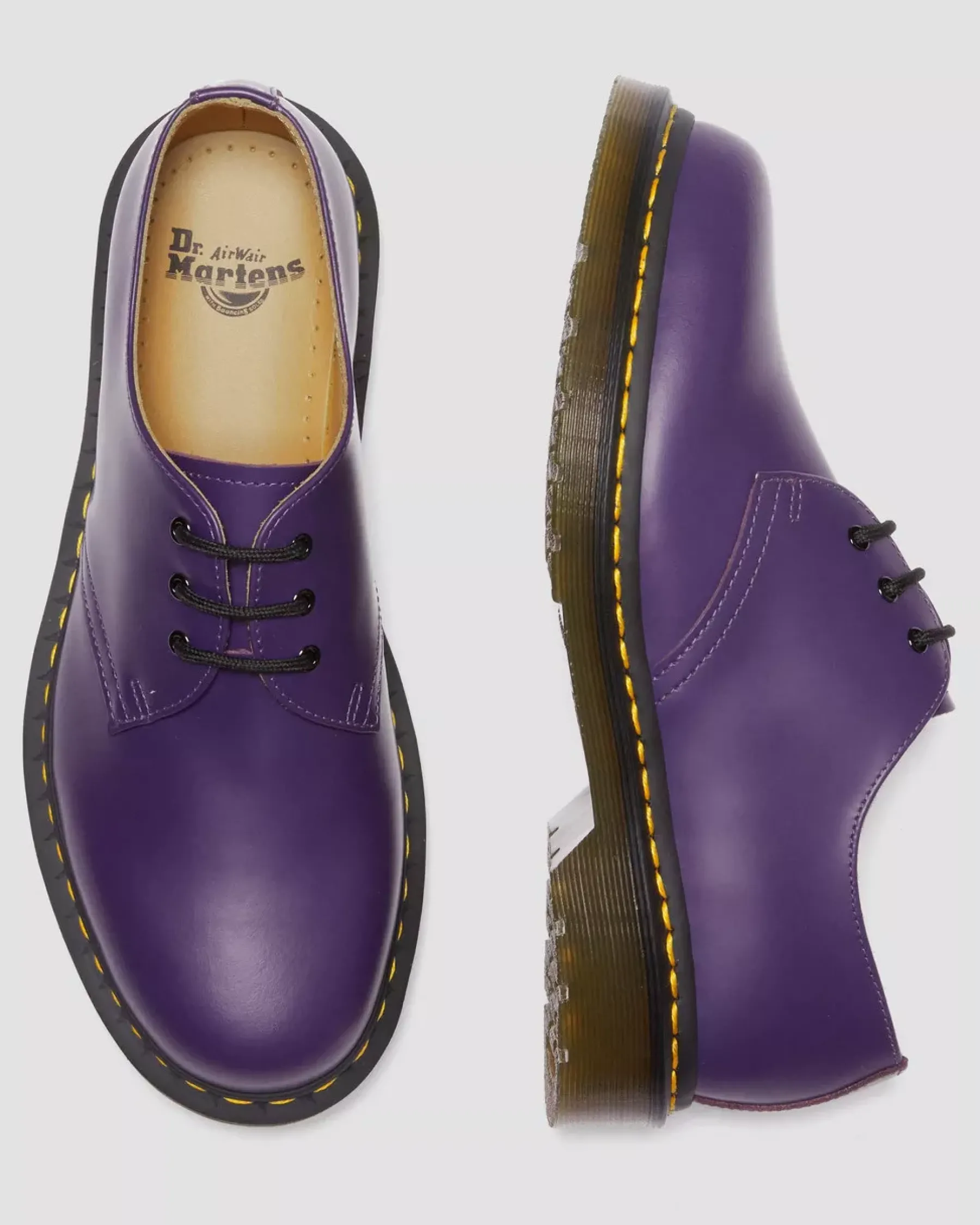 Sale|Originals>Dr. Martens 1461 Smooth Leather Oxford Shoes RICH PURPLE — Smooth Leather