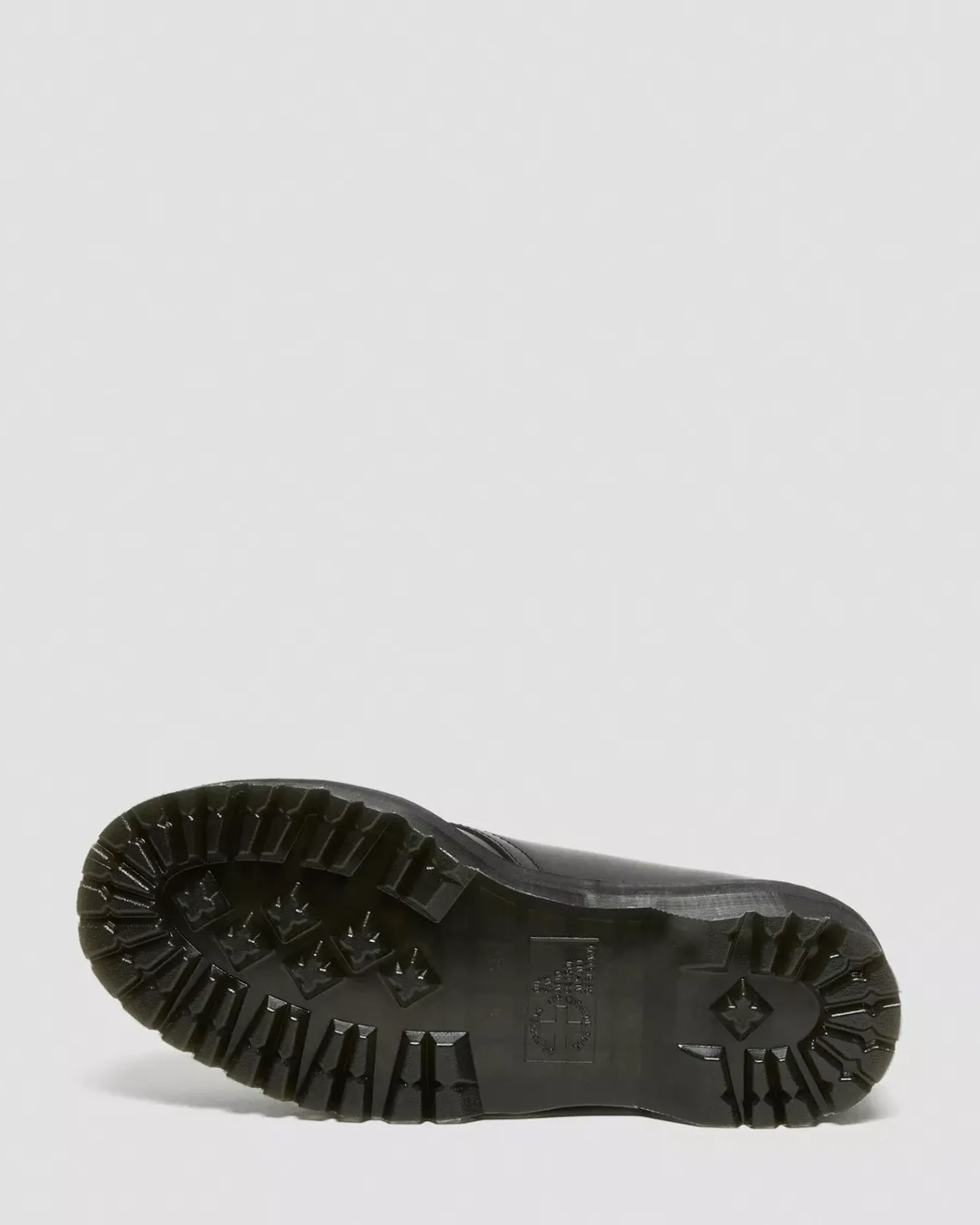 Bestsellers|Platform Shoes>Dr. Martens 1461 Smooth Leather Platform Shoes Black — Polished Smooth