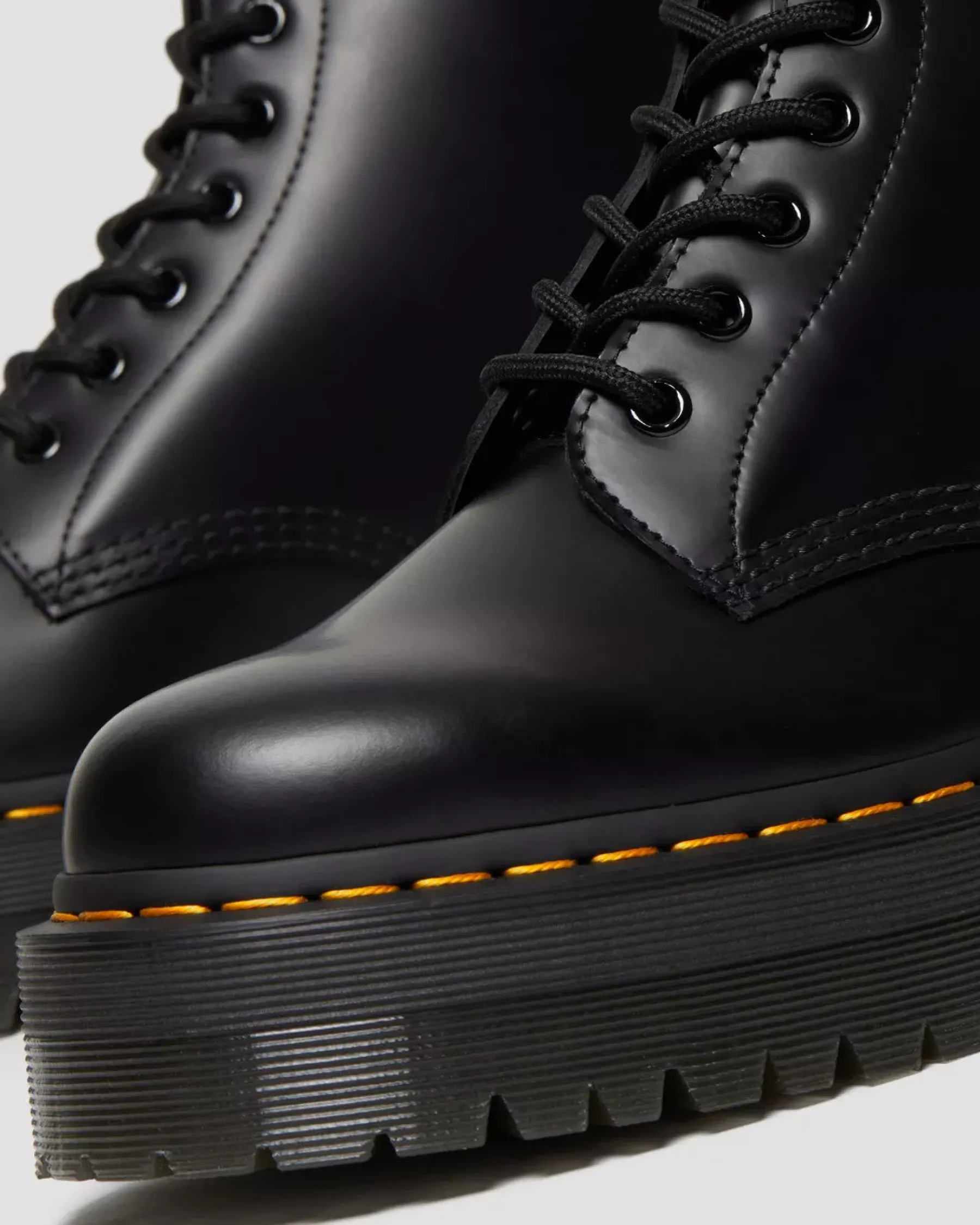 Sale|Originals>Dr. Martens 101 Smooth Leather Platform Ankle Boots Black — Smooth Leather