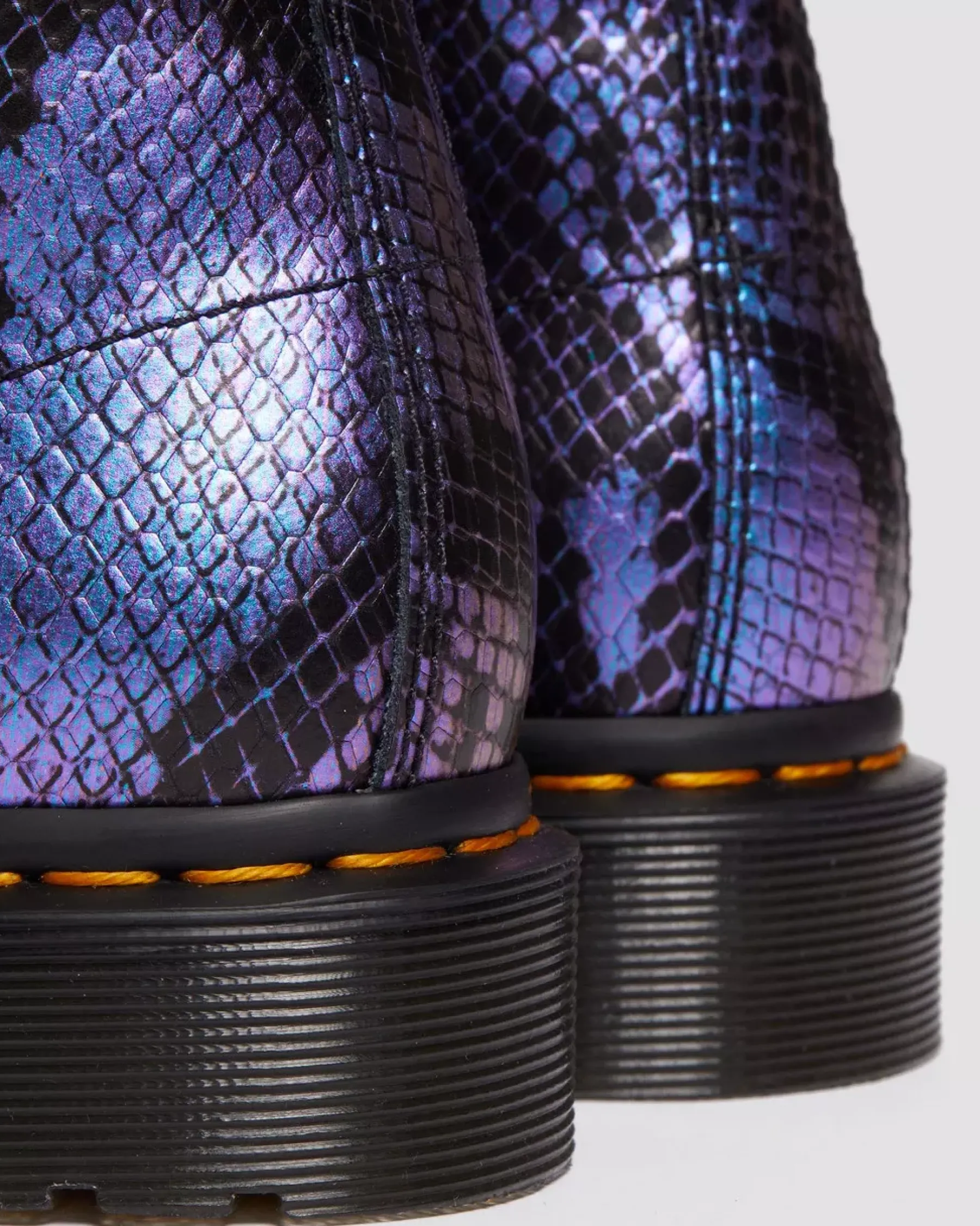 Sale|Originals>Dr. Martens 1460 Snake Print Emboss Leather Lace Up Boots BLACK+MULTI — Viper Croc Emboss