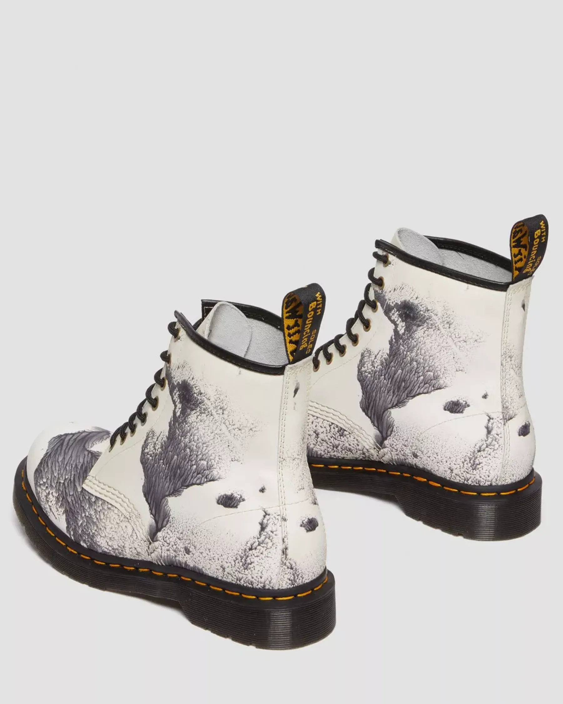 Originals|Ankle Boots>Dr. Martens 1460 Tate 'Decalcomania' Backhand Leather Lace Up Boots Multi — Backhand