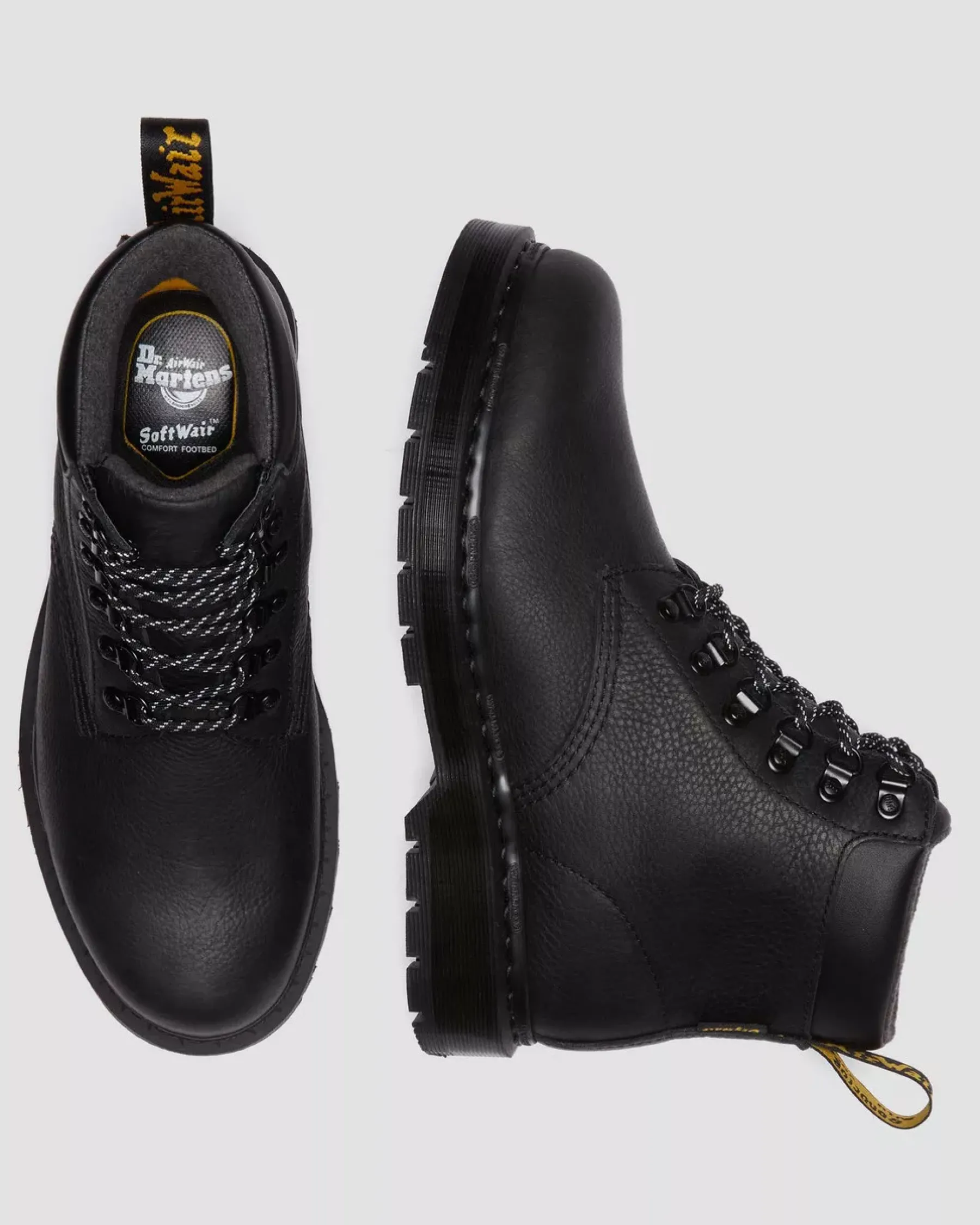 Sale|Originals>Dr. Martens 939 Trinity Waterproof Leather Lace Up Boots BLACK