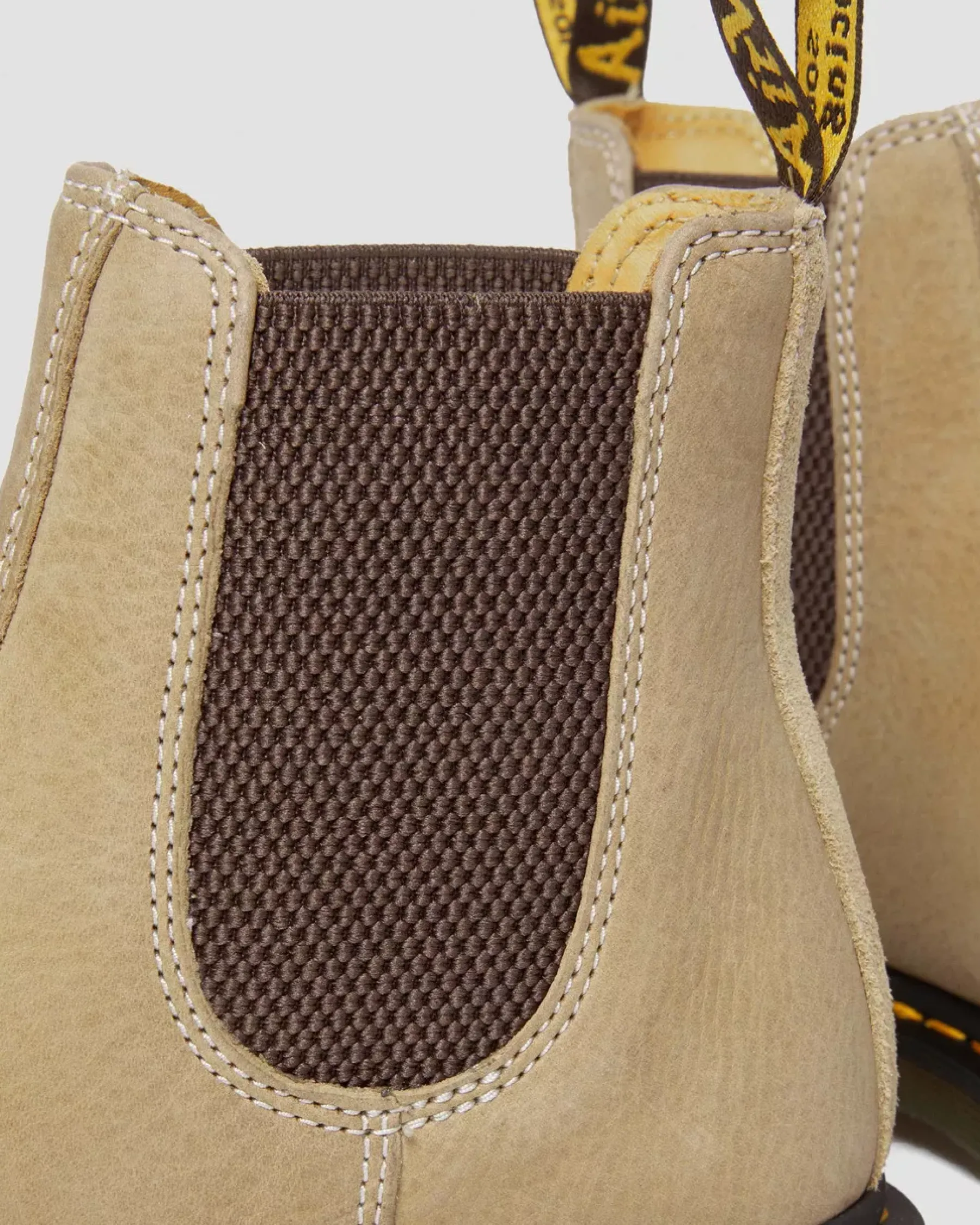 Originals|Boots>Dr. Martens 2976 Tumbled Nubuck Leather Chelsea Boots Savannah Tan — Tumbled Nubuck