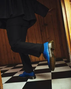 Sale|Oxfords>Dr. Martens 1461 Undercover Made in England Leather Oxford Shoes Blue — Smooth Leather