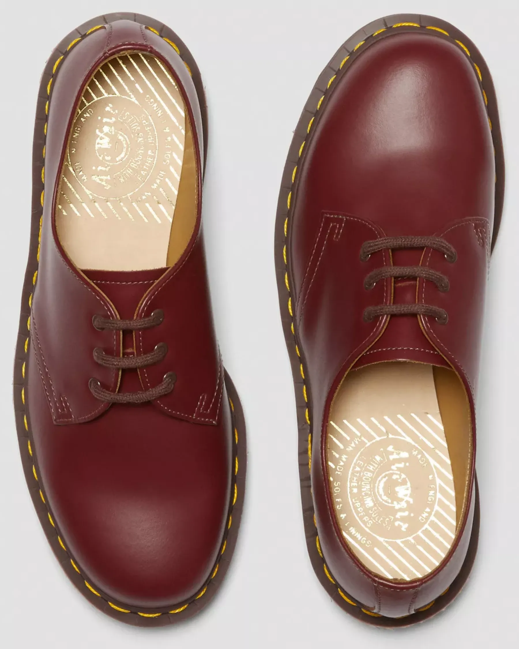 Originals|Oxfords>Dr. Martens 1461 Vintage Made in England Oxford Shoes Red — Quilon