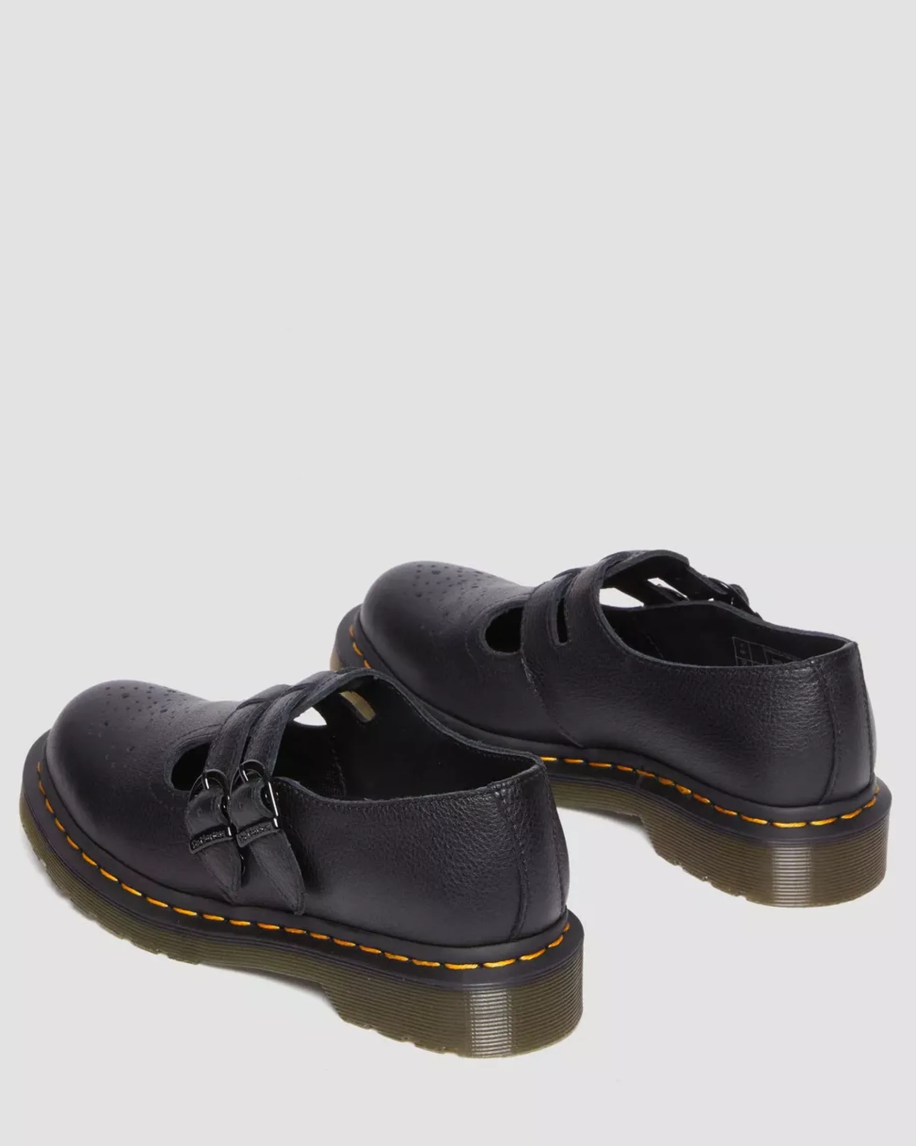 Originals|Mary Janes>Dr. Martens 8065 Virginia Leather Mary Jane Shoes Black — Virginia