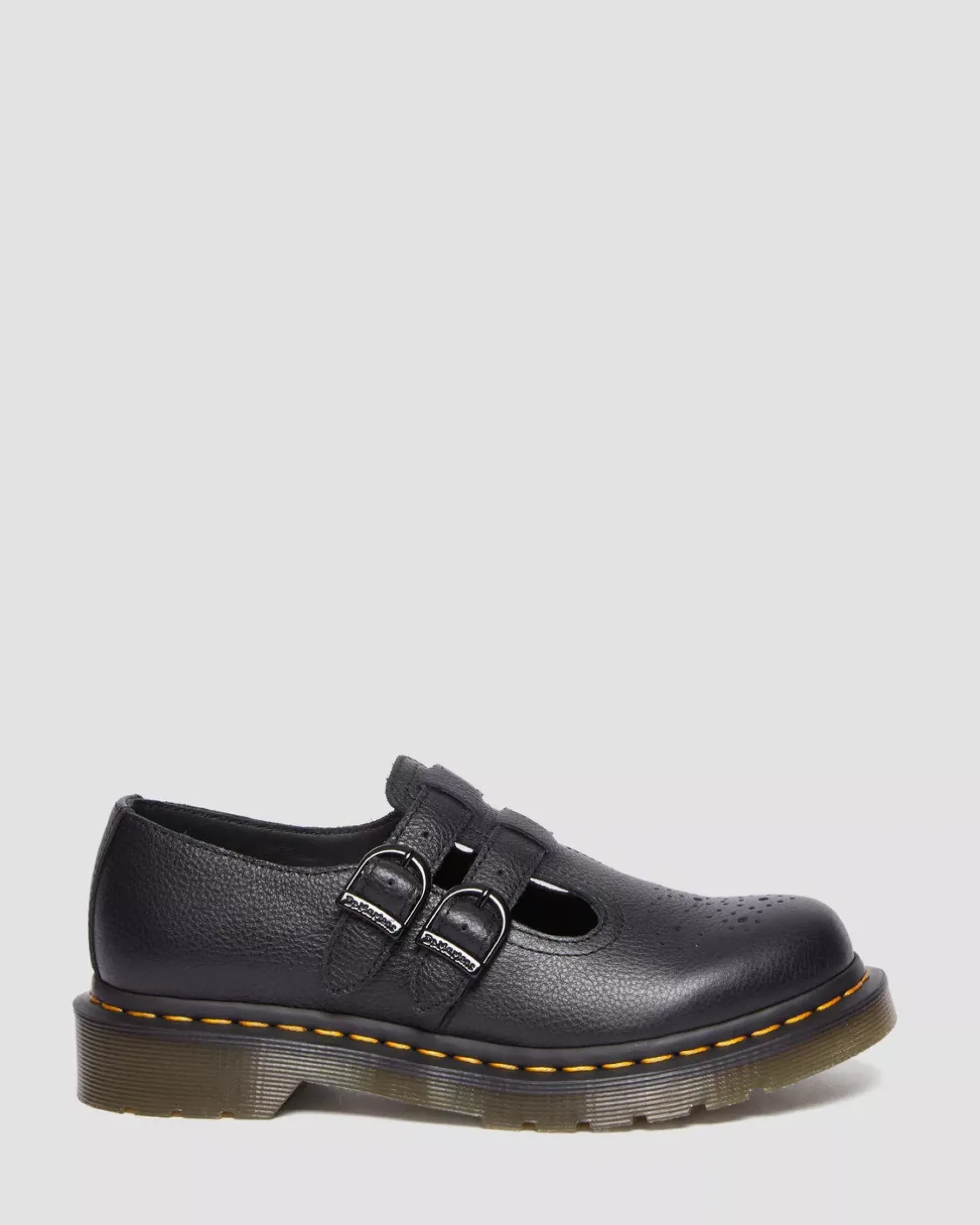 Originals|Mary Janes>Dr. Martens 8065 Virginia Leather Mary Jane Shoes Black — Virginia