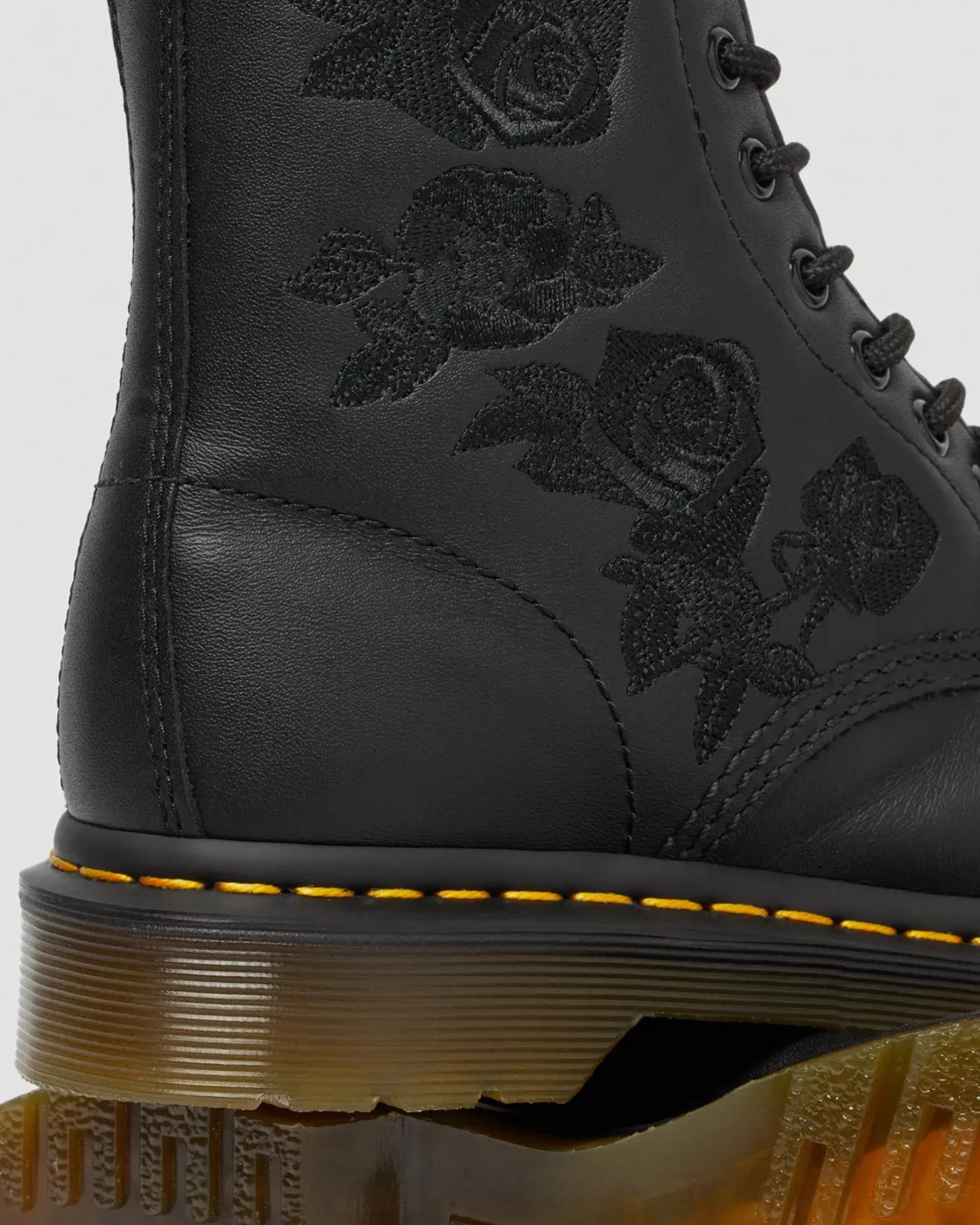Originals|Ankle Boots>Dr. Martens 1460 Vonda Mono Women's Floral Boots Black — Softy T