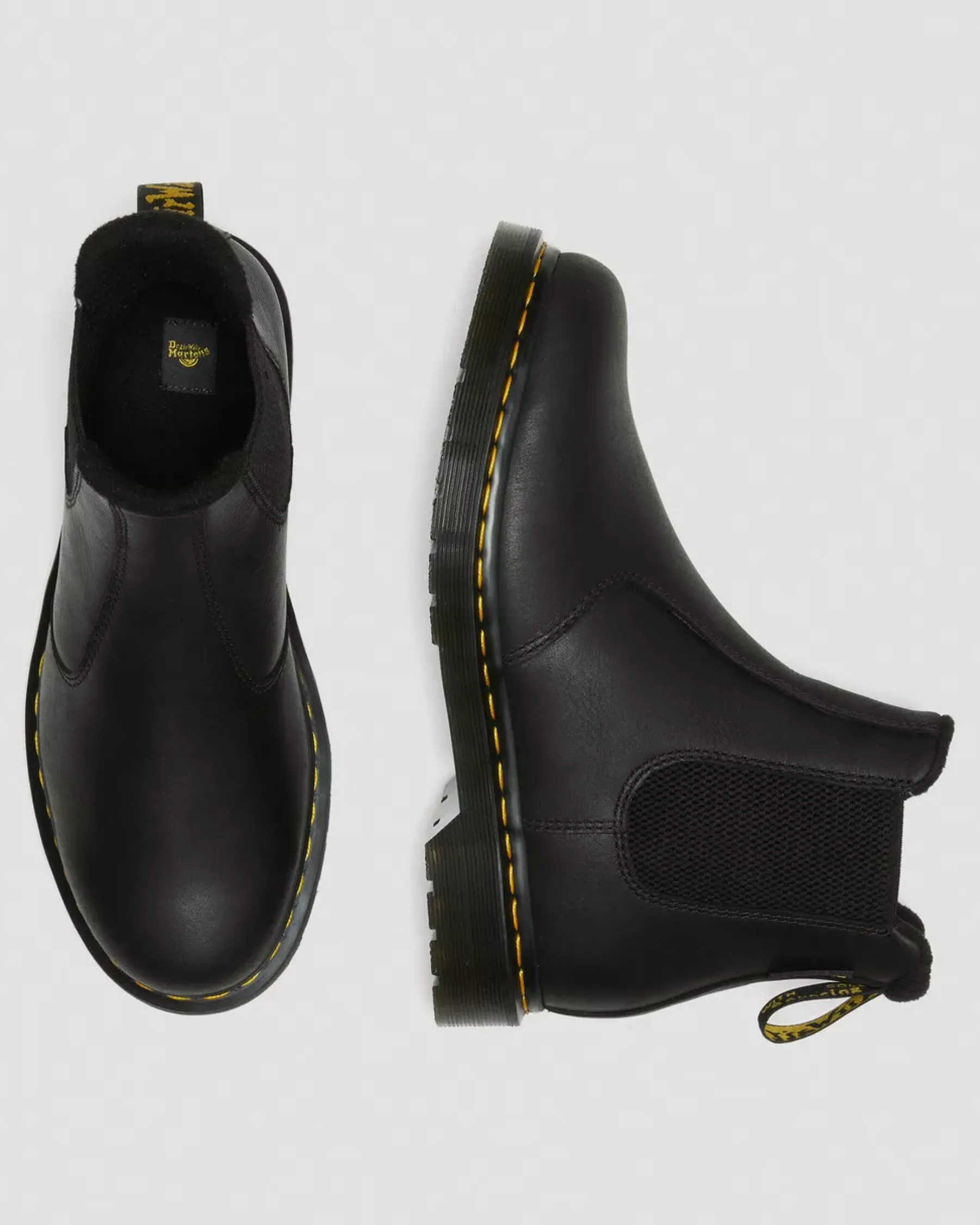 Originals|Winter Boots>Dr. Martens 2976 Warmwair Leather Chelsea Boots Black — Valor Wp