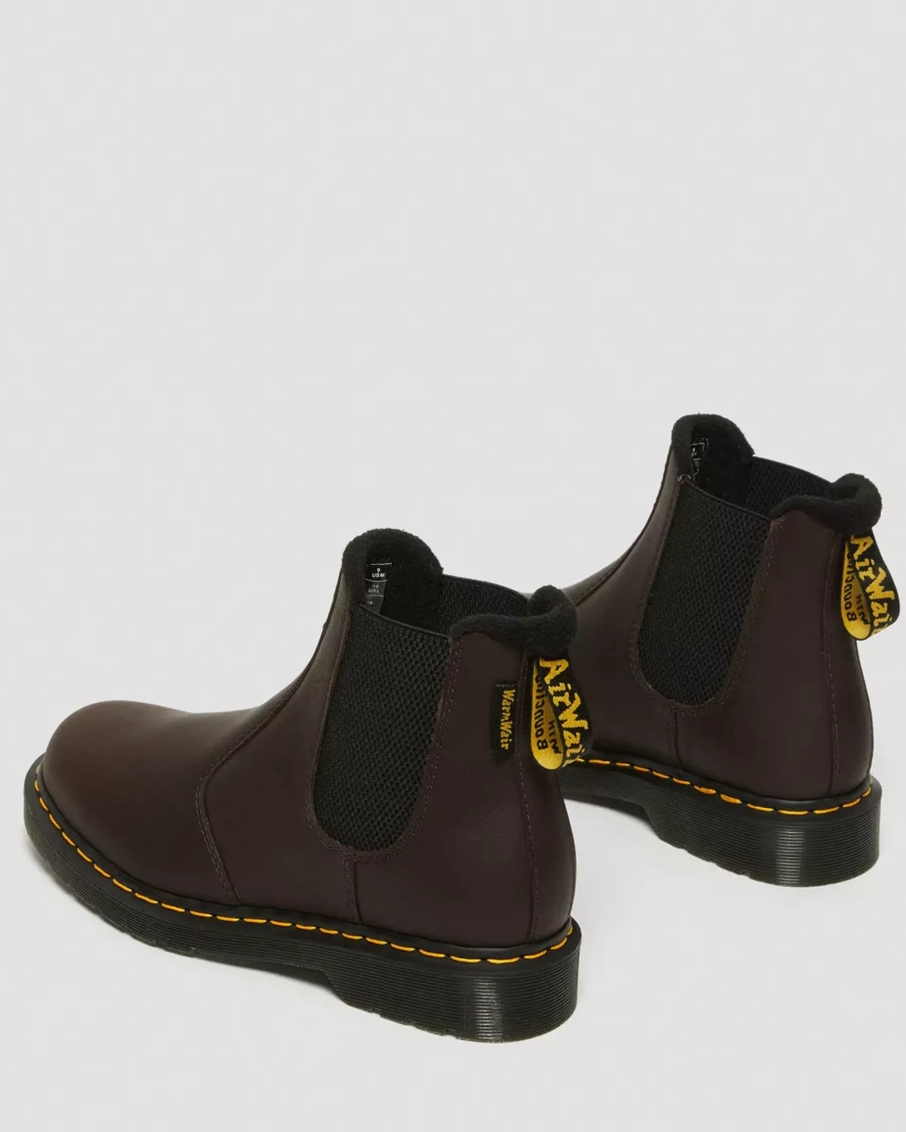 Originals|Winter Boots>Dr. Martens 2976 Warmwair Leather Chelsea Boots Dark Brown — Valor Wp