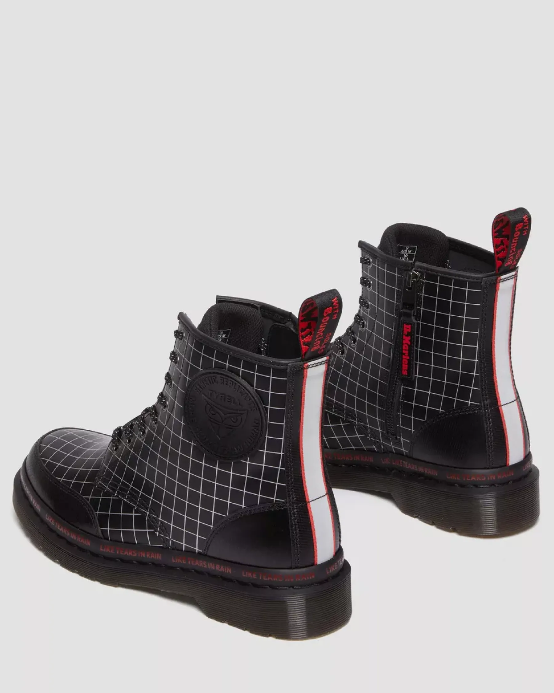 Originals|Ankle Boots>Dr. Martens 1460 WB Blade Runner Lace Up Boots Black