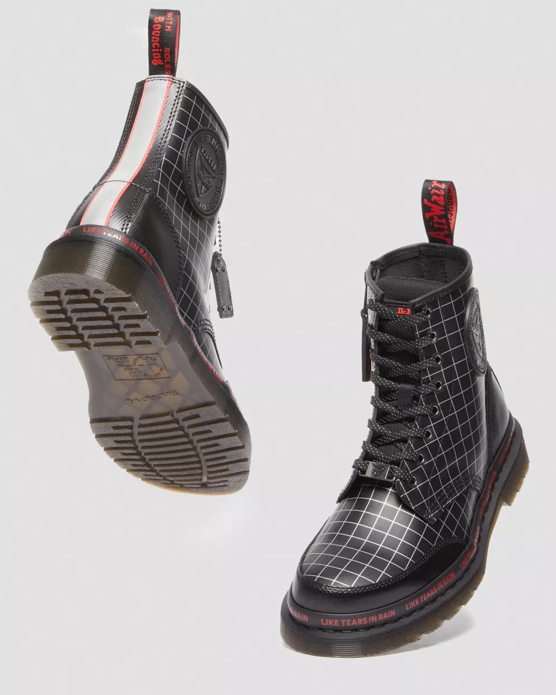 Originals|Ankle Boots>Dr. Martens 1460 WB Blade Runner Lace Up Boots Black