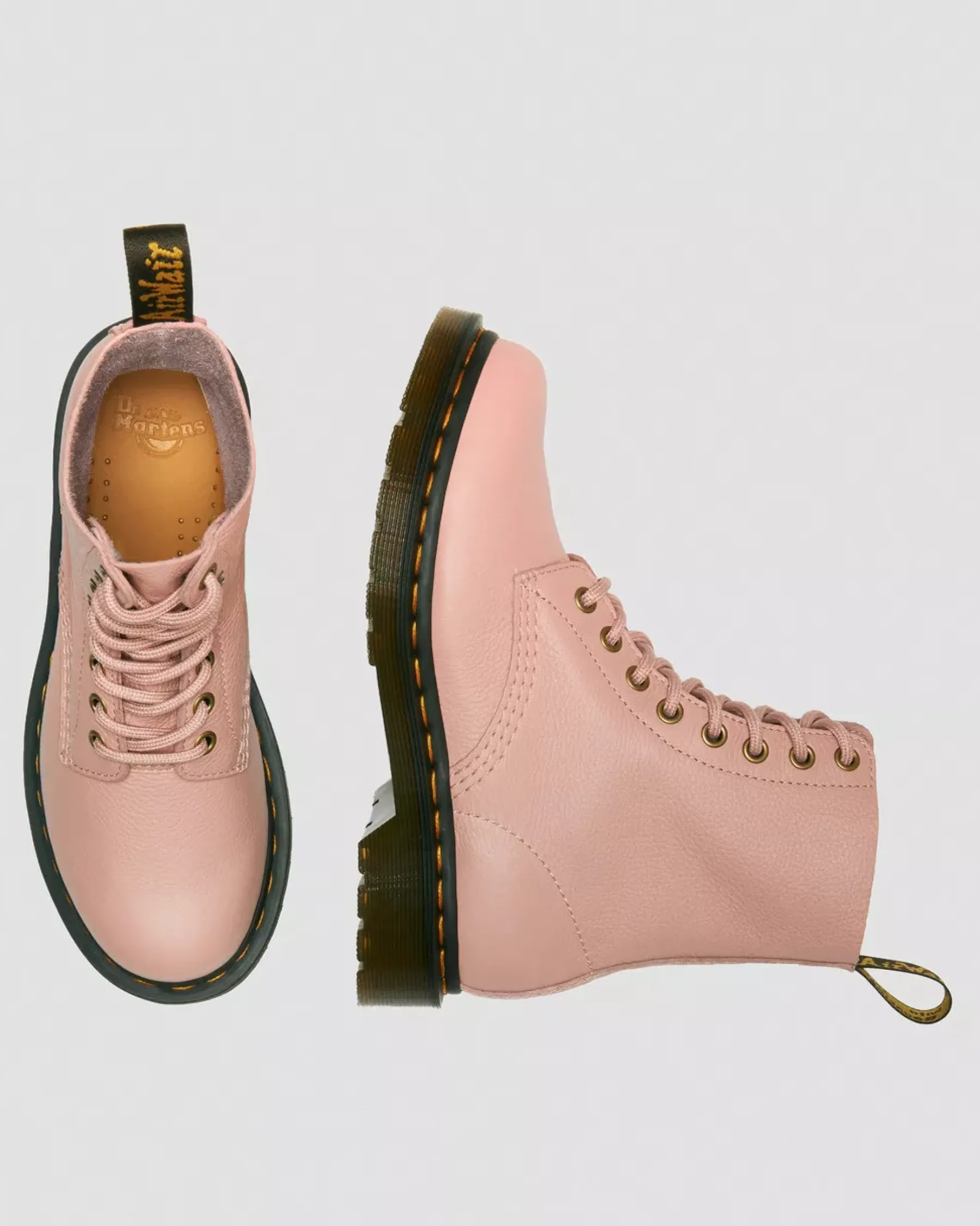 Sale|Originals>Dr. Martens 1460 Women's Pascal Virginia Leather Boots Peach Beige — Virginia