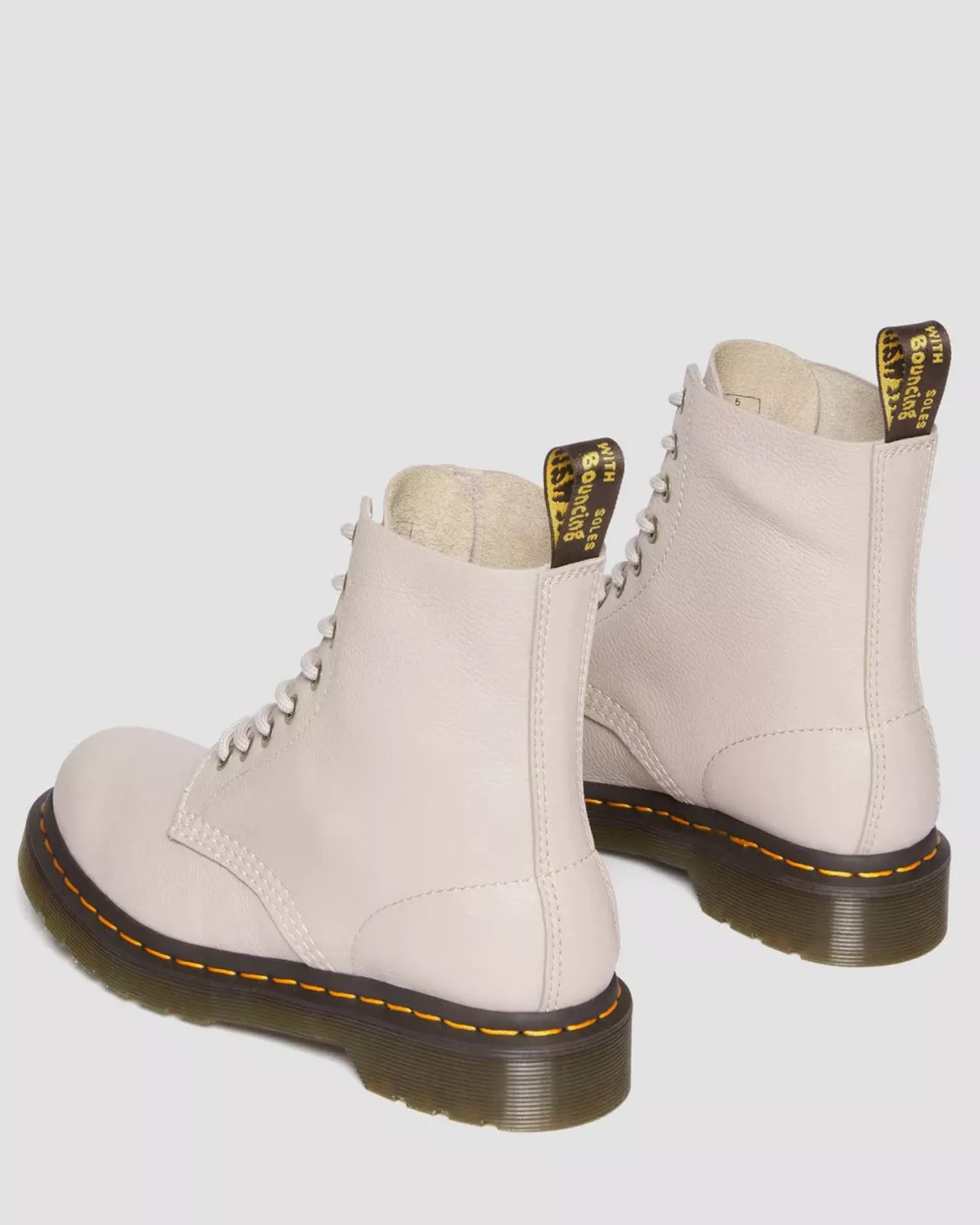 Originals|Ankle Boots>Dr. Martens 1460 Women's Pascal Virginia Leather Boots VINTAGE TAUPE — Virginia