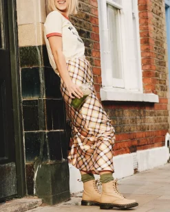 Originals|Ankle Boots>Dr. Martens 1460 Women's Pascal Virginia Leather Boots Savannah Tan — Virginia