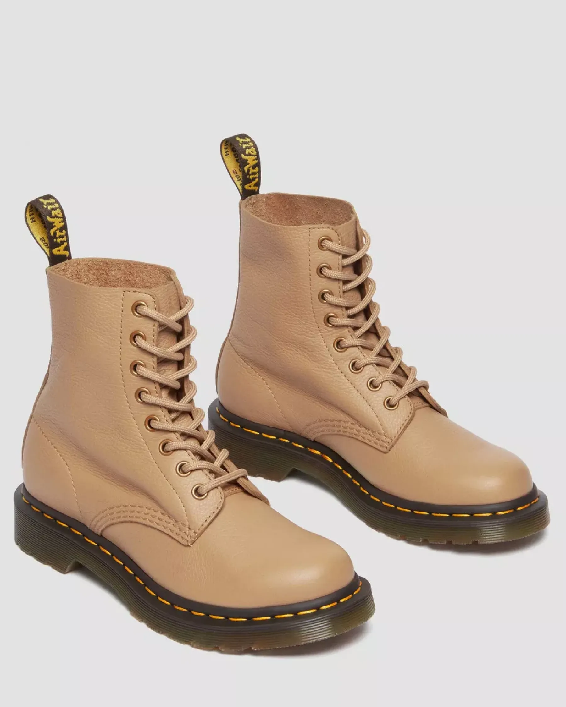 Originals|Ankle Boots>Dr. Martens 1460 Women's Pascal Virginia Leather Boots Savannah Tan — Virginia
