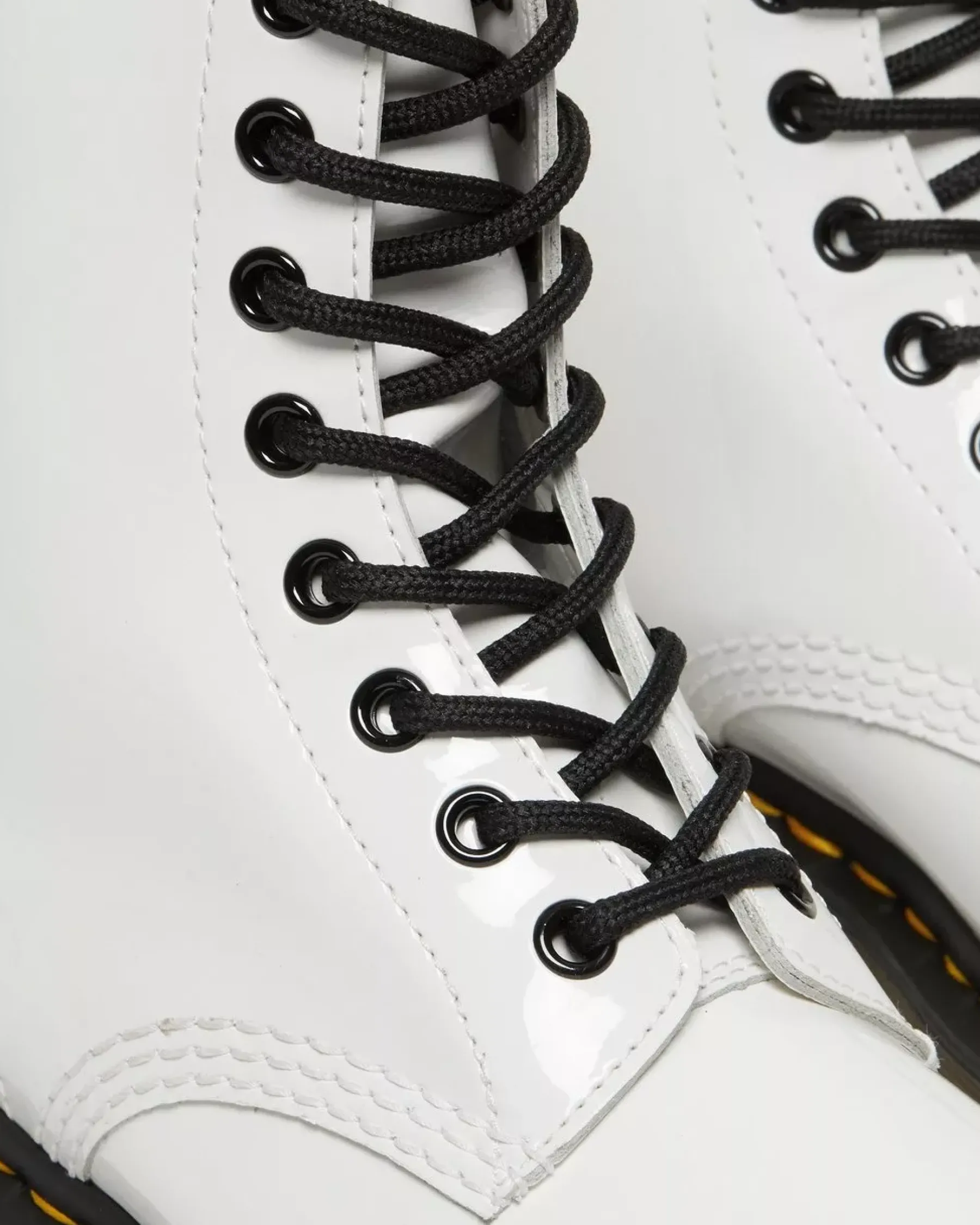 Sale|Originals>Dr. Martens 1460 Women's Patent Leather Lace Up Boots White — Patent Leather
