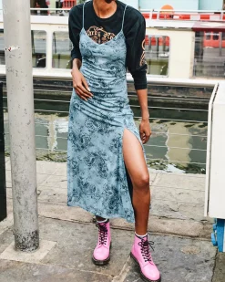 Sale|Originals>Dr. Martens 1460 Women's Patent Leather Lace Up Boots THRIFT PINK — Patent Leather