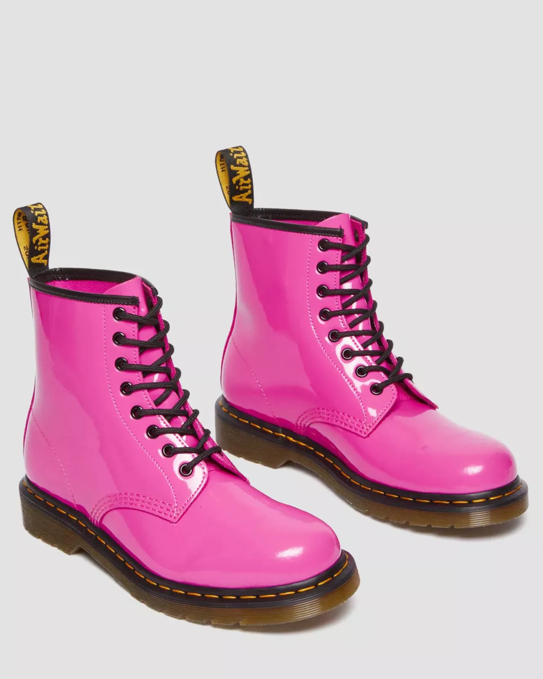 Sale|Originals>Dr. Martens 1460 Women's Patent Leather Lace Up Boots THRIFT PINK — Patent Leather