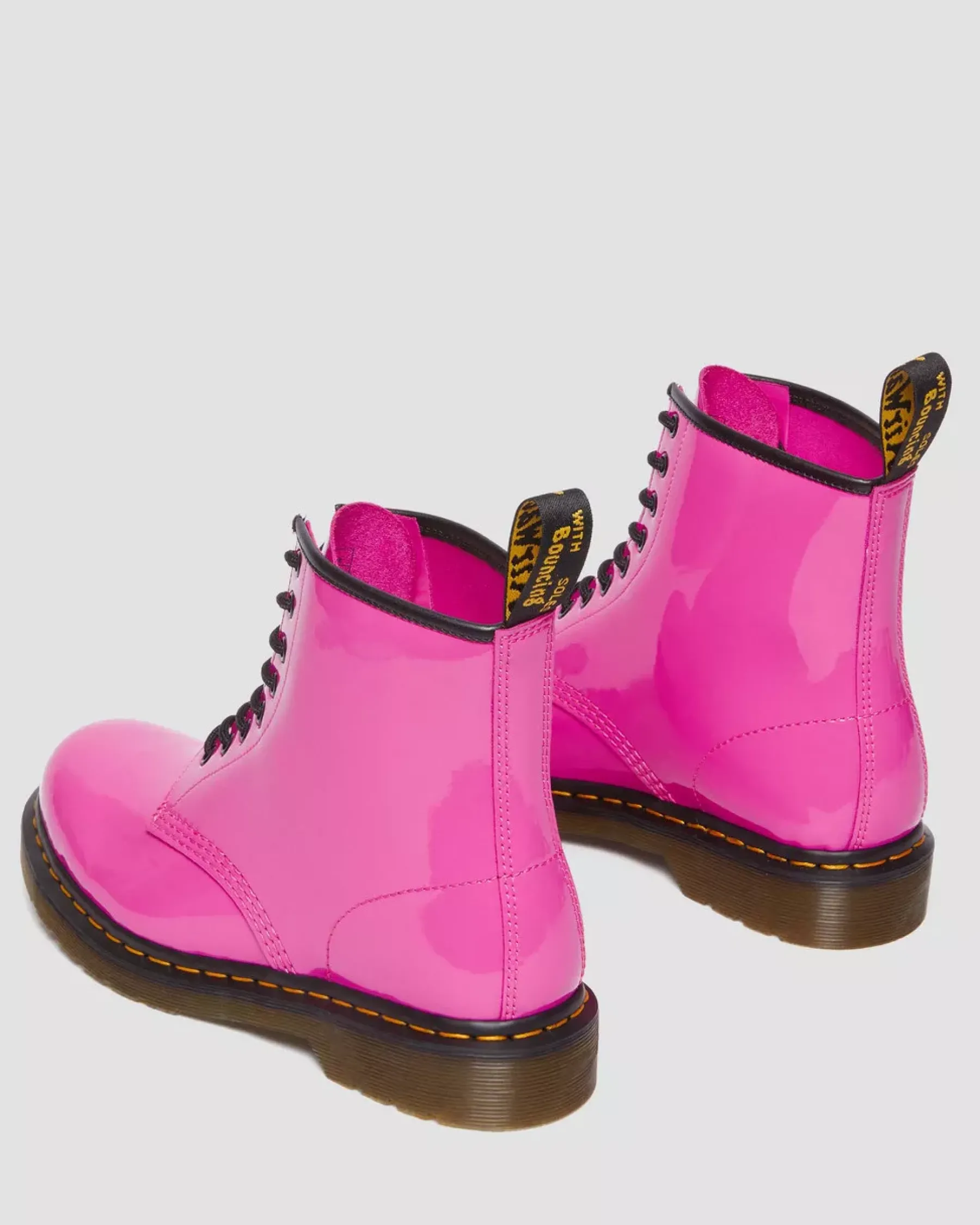 Sale|Originals>Dr. Martens 1460 Women's Patent Leather Lace Up Boots THRIFT PINK — Patent Leather