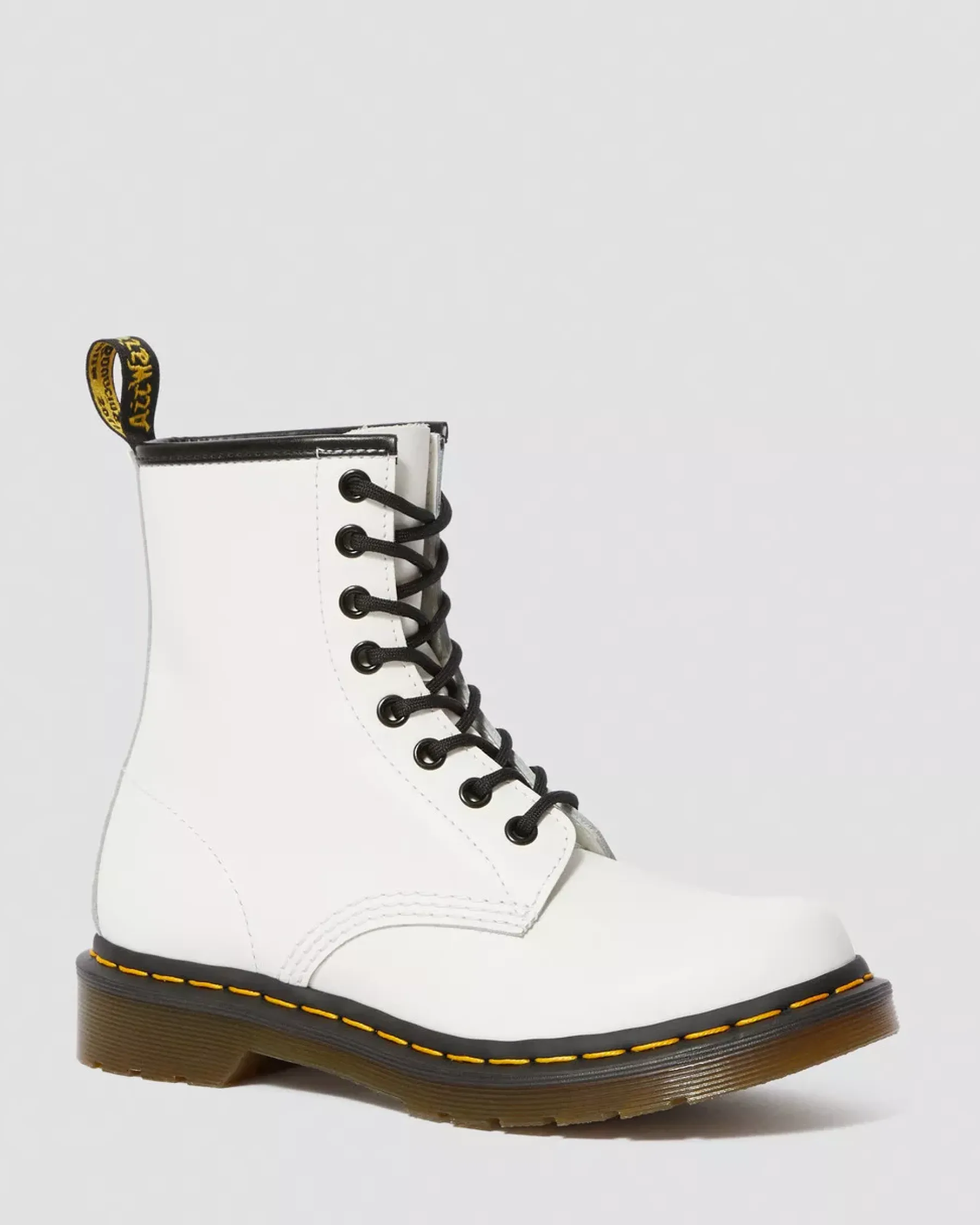Sale|Originals>Dr. Martens 1460 Women's Smooth Leather Lace Up Boots White — Smooth Leather