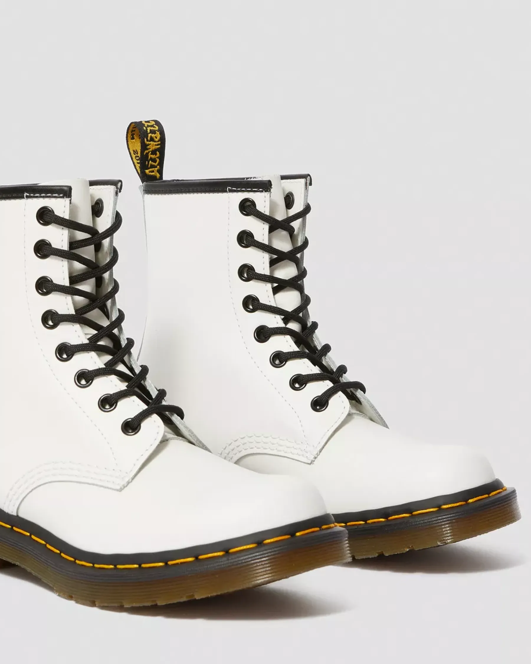 Sale|Originals>Dr. Martens 1460 Women's Smooth Leather Lace Up Boots White — Smooth Leather