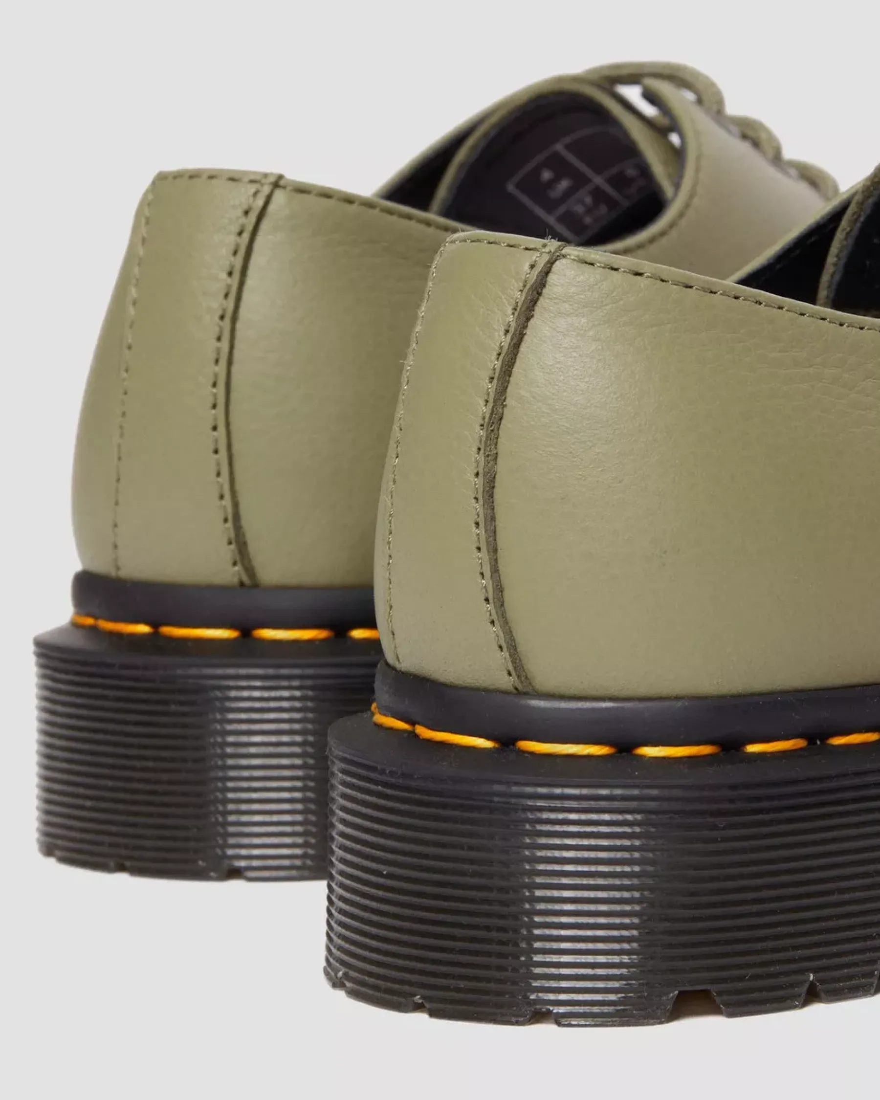Originals|Shoes>Dr. Martens 1461 Women's Virginia Leather Oxford Shoes Muted Olive — Virginia