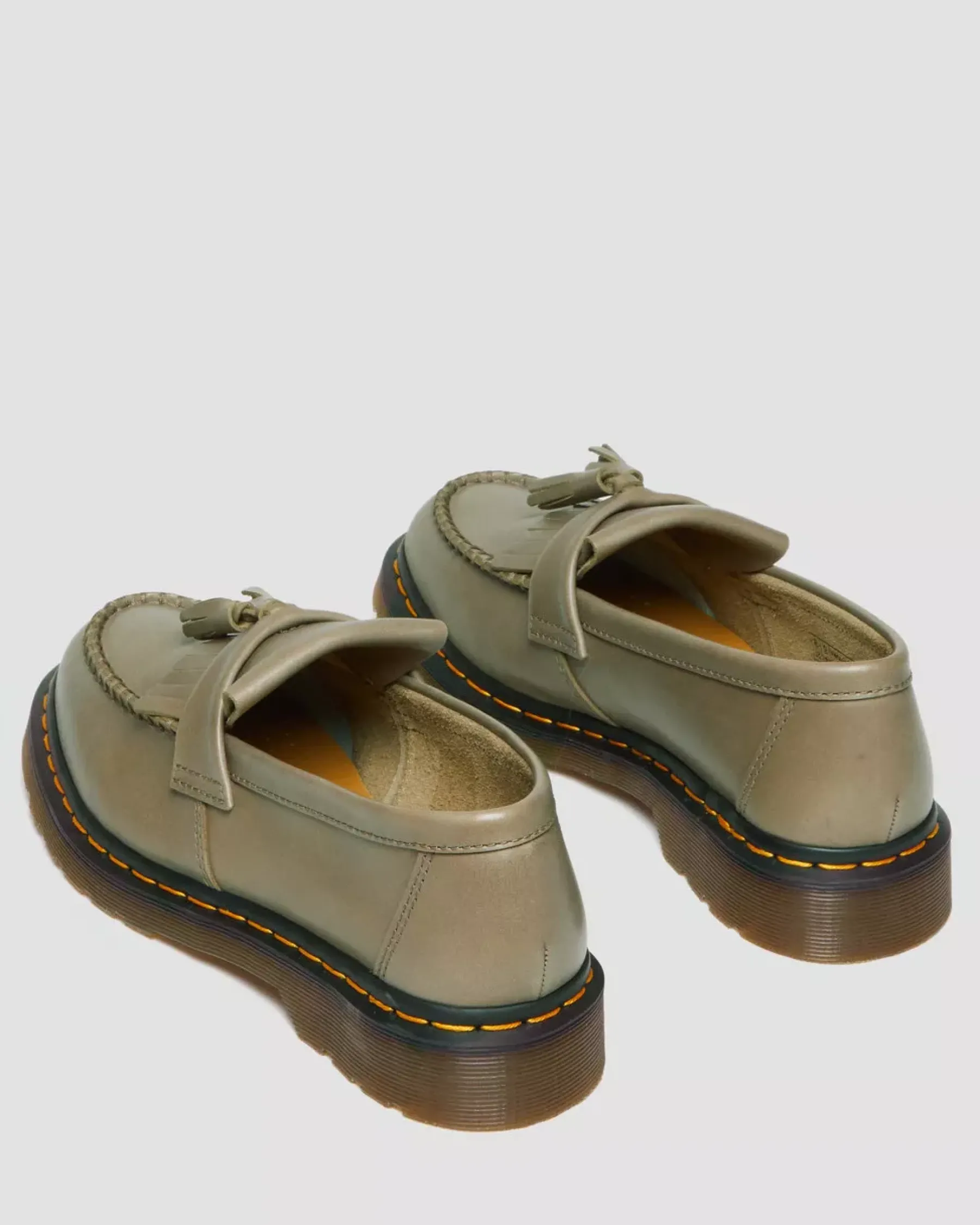 Sale|Originals>Dr. Martens Adrian Carrara Leather Tassel Loafers Olive — Carrara