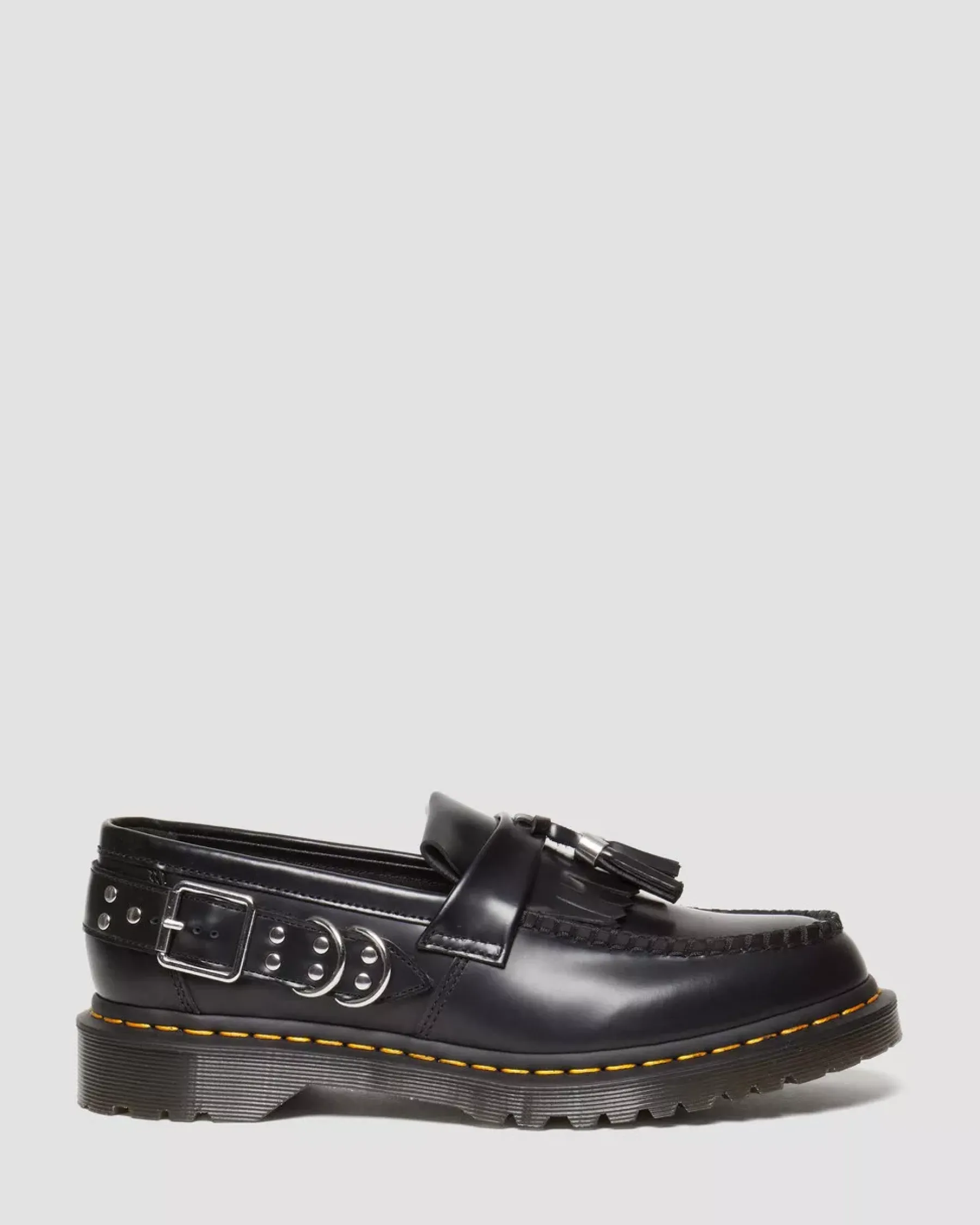 Originals|Shoes>Dr. Martens Adrian Hardware Polished Smooth Tassel Loafers Black — Polished Smooth