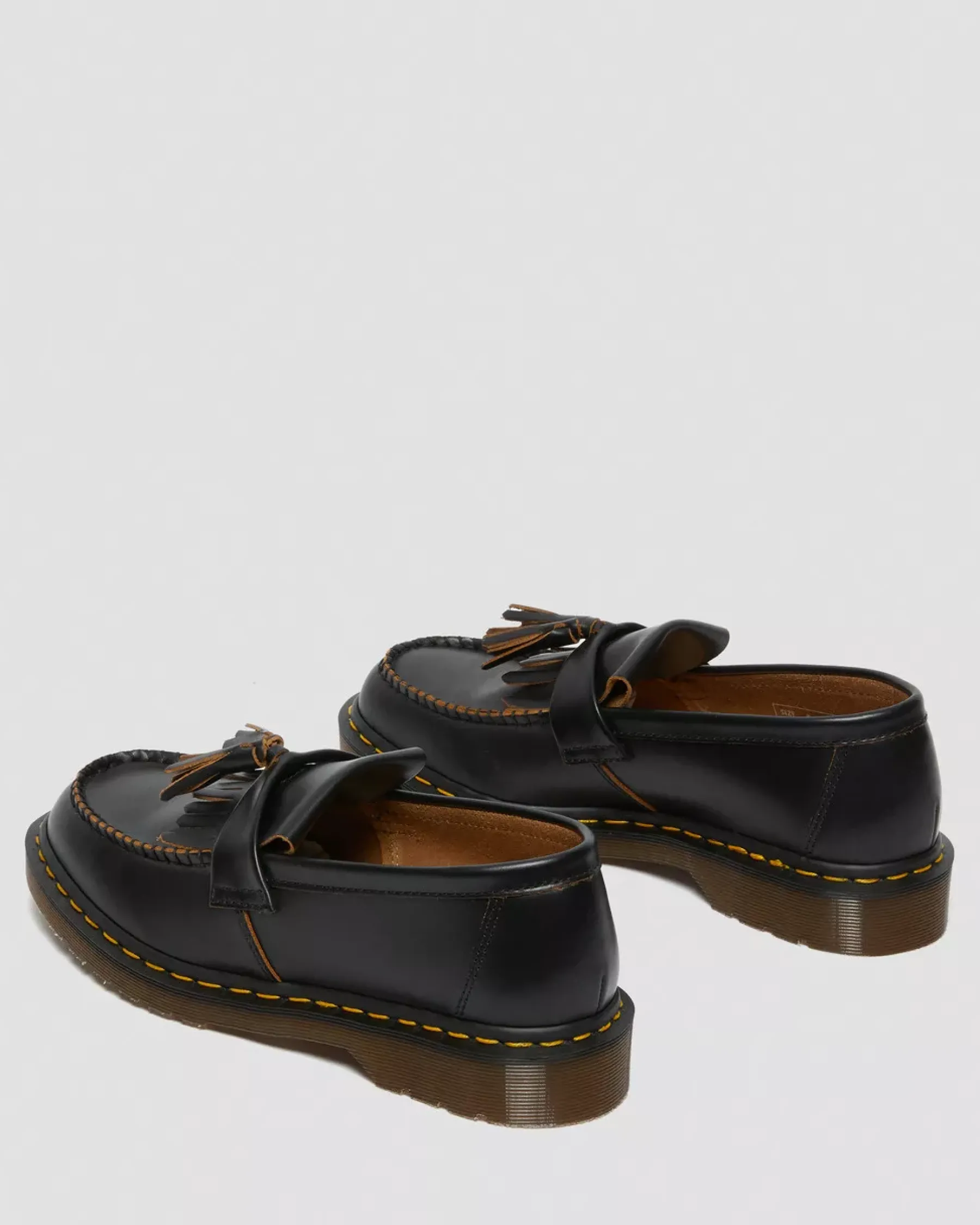 Originals|Shoes>Dr. Martens Adrian Made in England Quilon Leather Tassel Loafers Black — Quilon