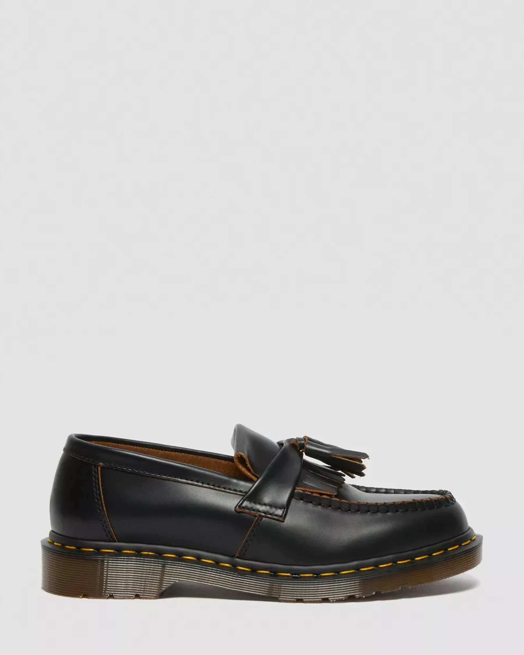 Originals|Shoes>Dr. Martens Adrian Made in England Quilon Leather Tassel Loafers Black — Quilon